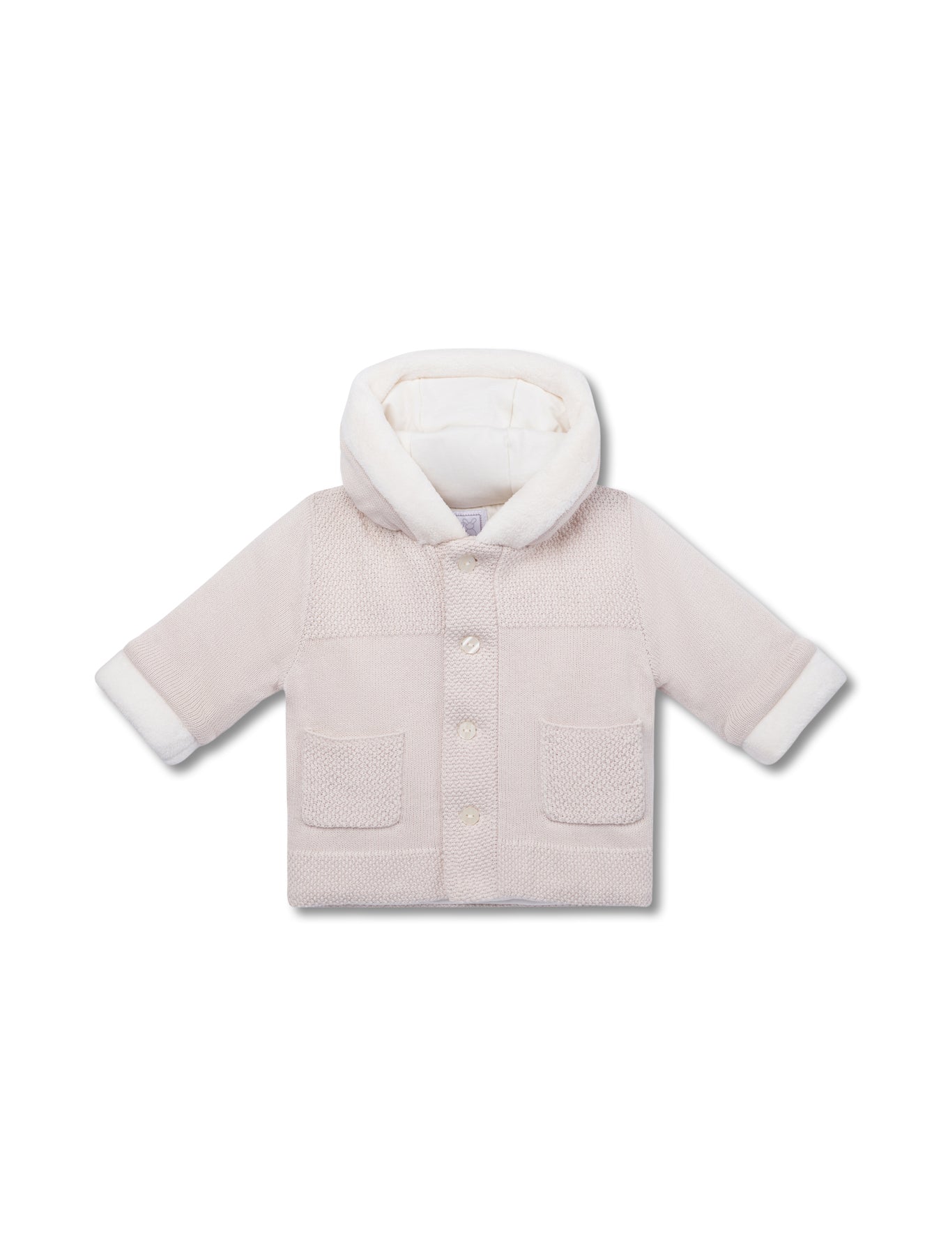 Holland Knitwearted Jacket Fur Hood & Sleeve