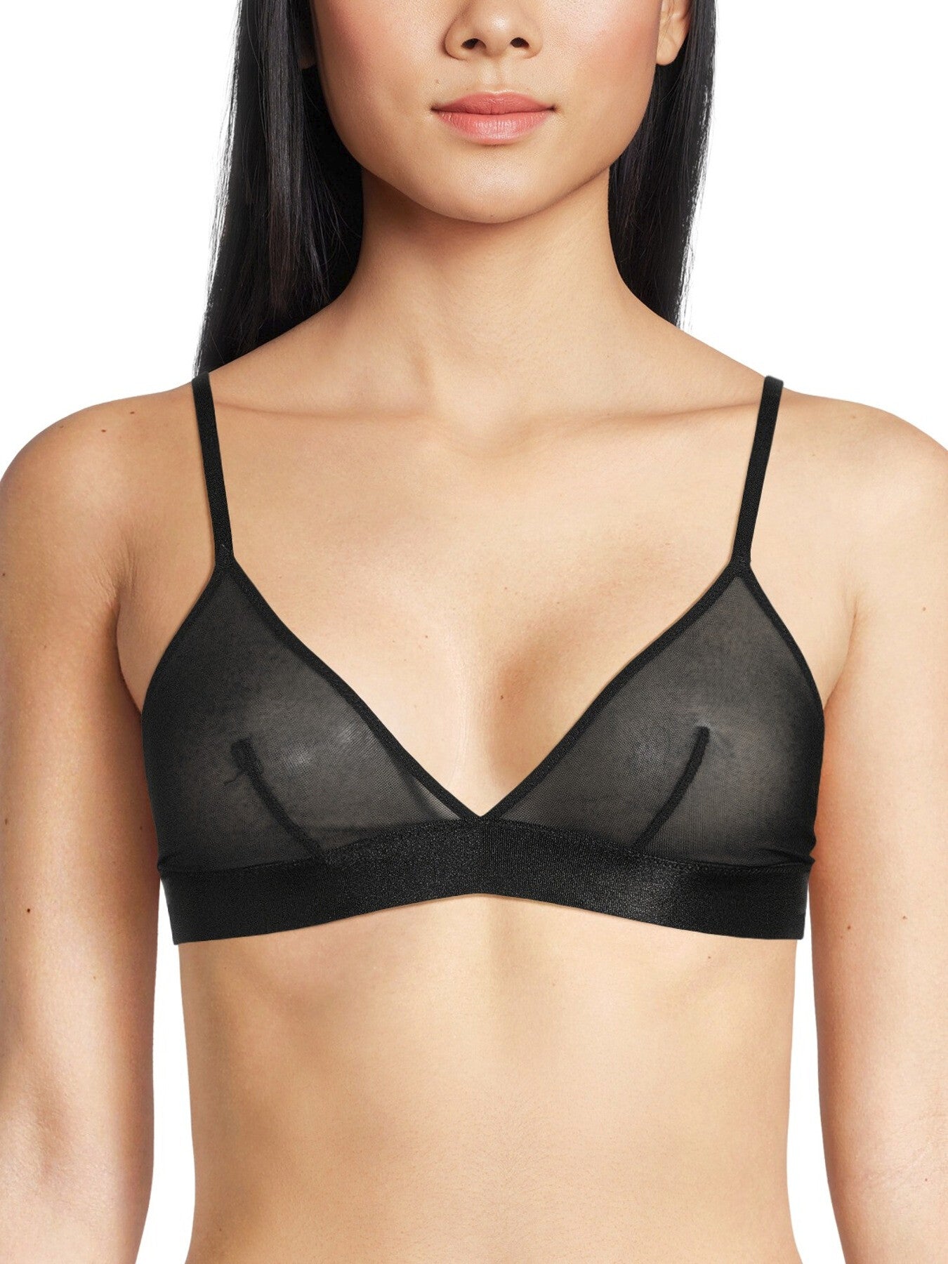 Mesh Triangle Bralette
