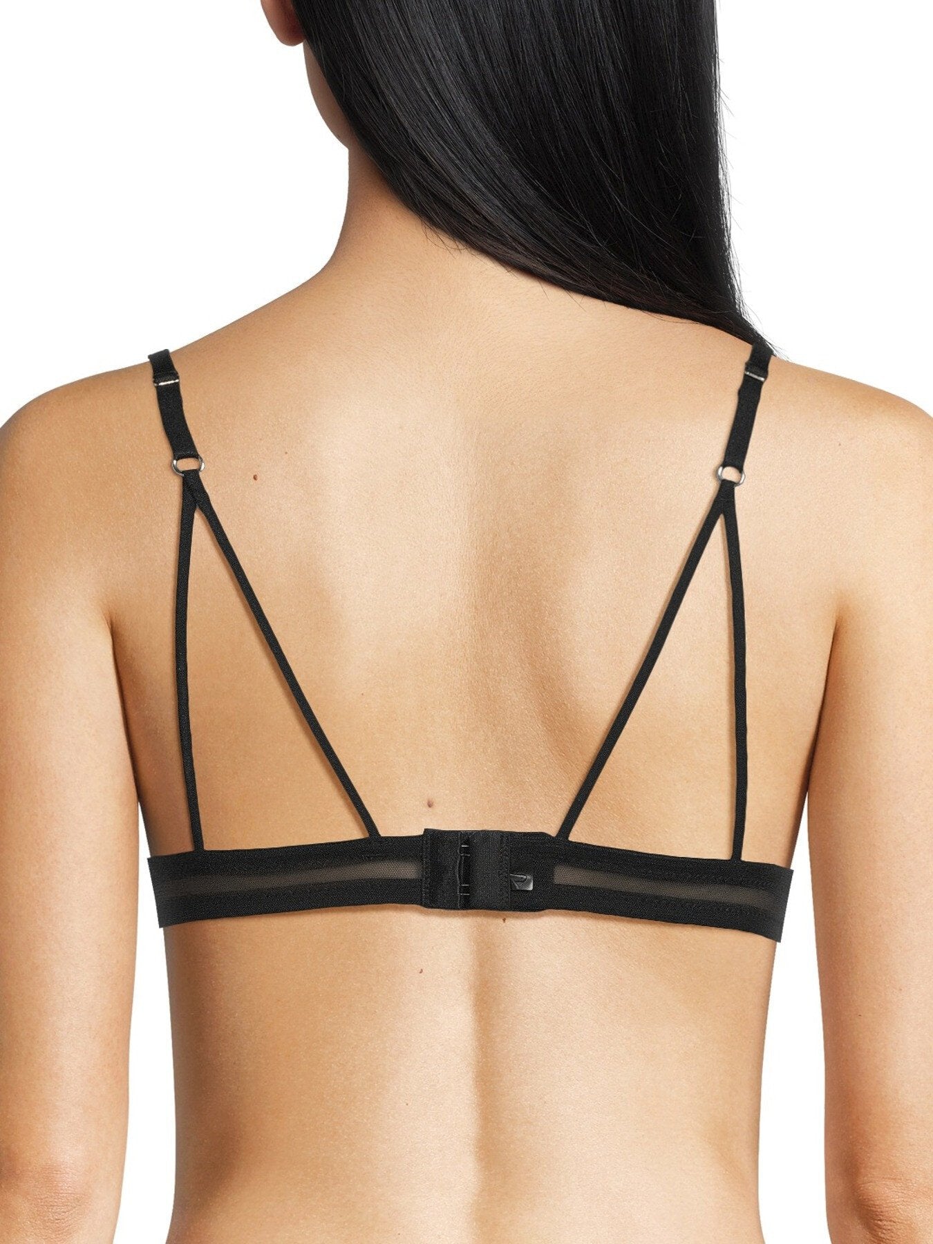 Mesh Cut-Out Triangle Bralette