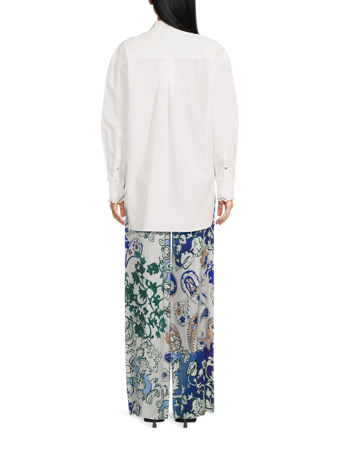 Amato Printed Wide Leg Trousers