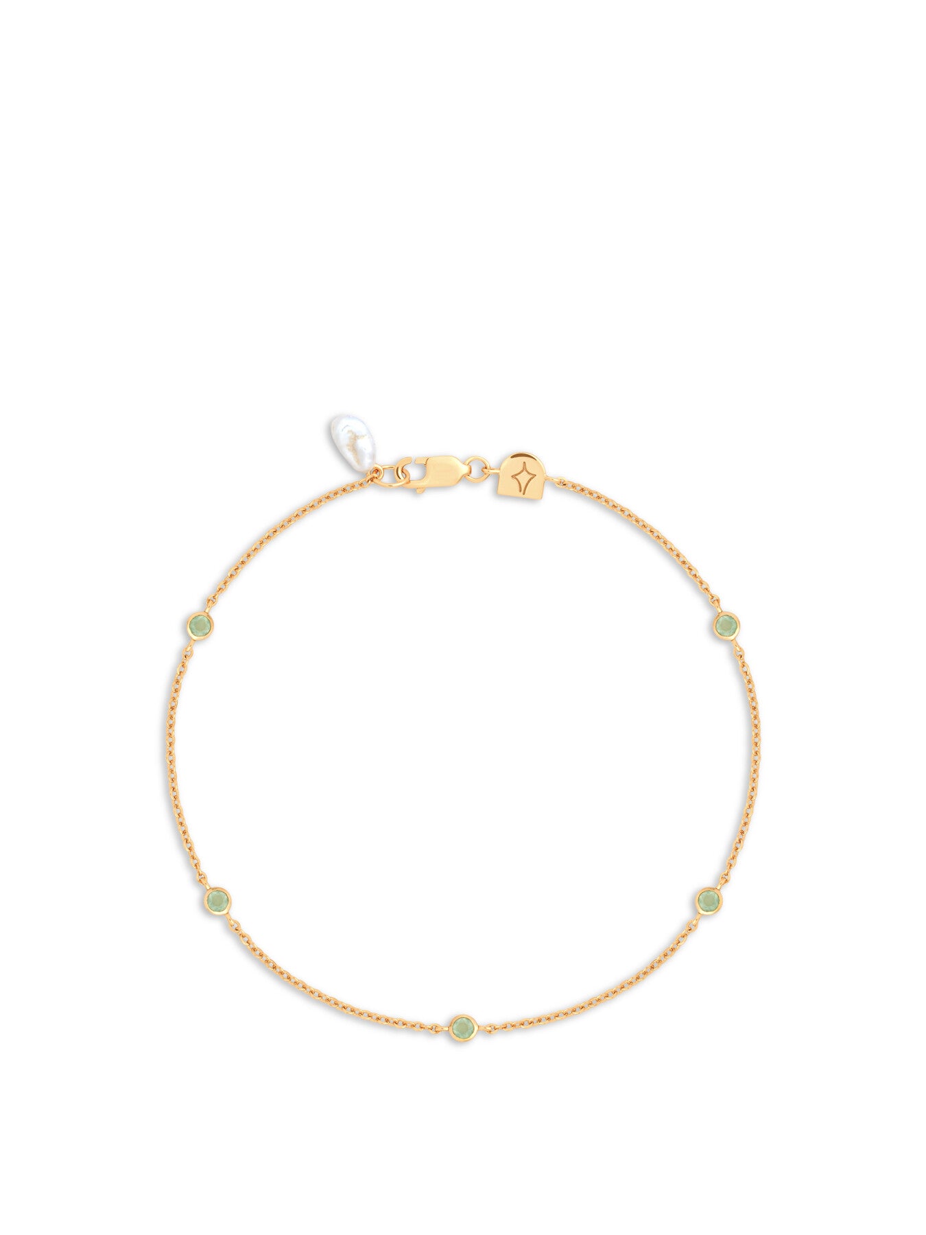 Pearl Charm Bracelet