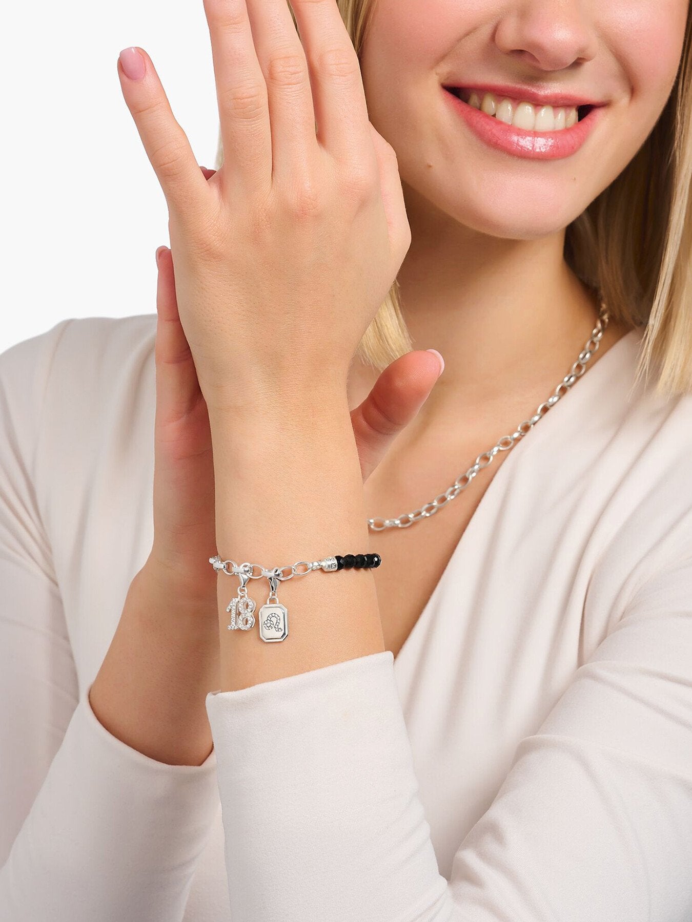 Sparkling 18th Charm