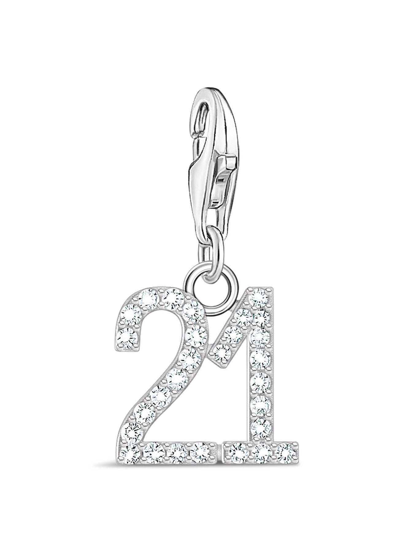 Sparkling 21st Charm