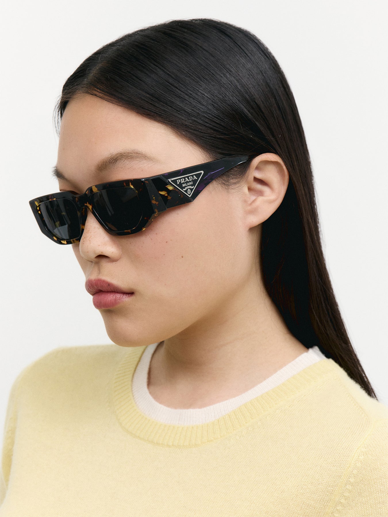 PR 09ZS Acetate Tortoise Sunglasses