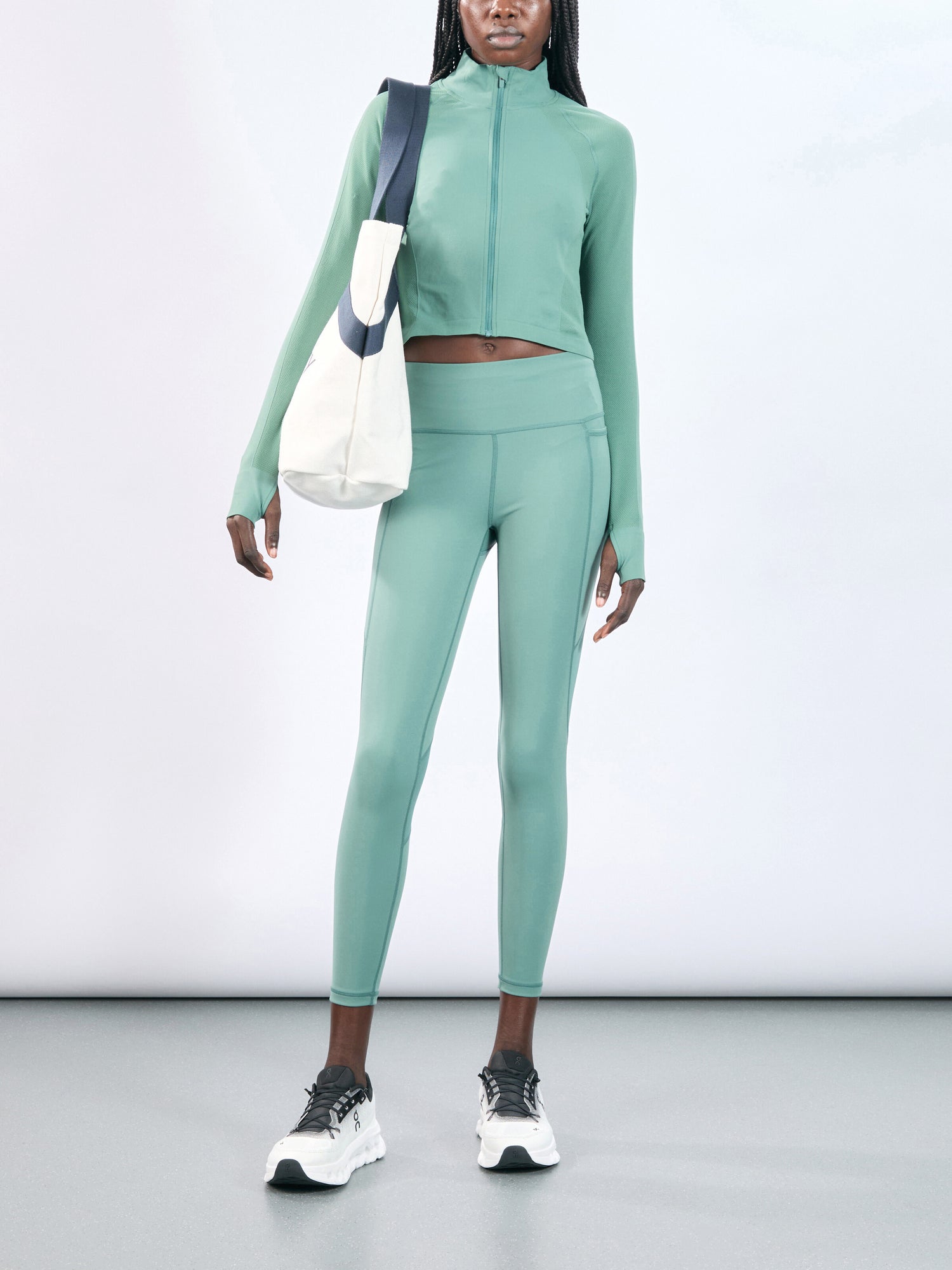 Power Aerial Mesh 7/8 Gym Leggings