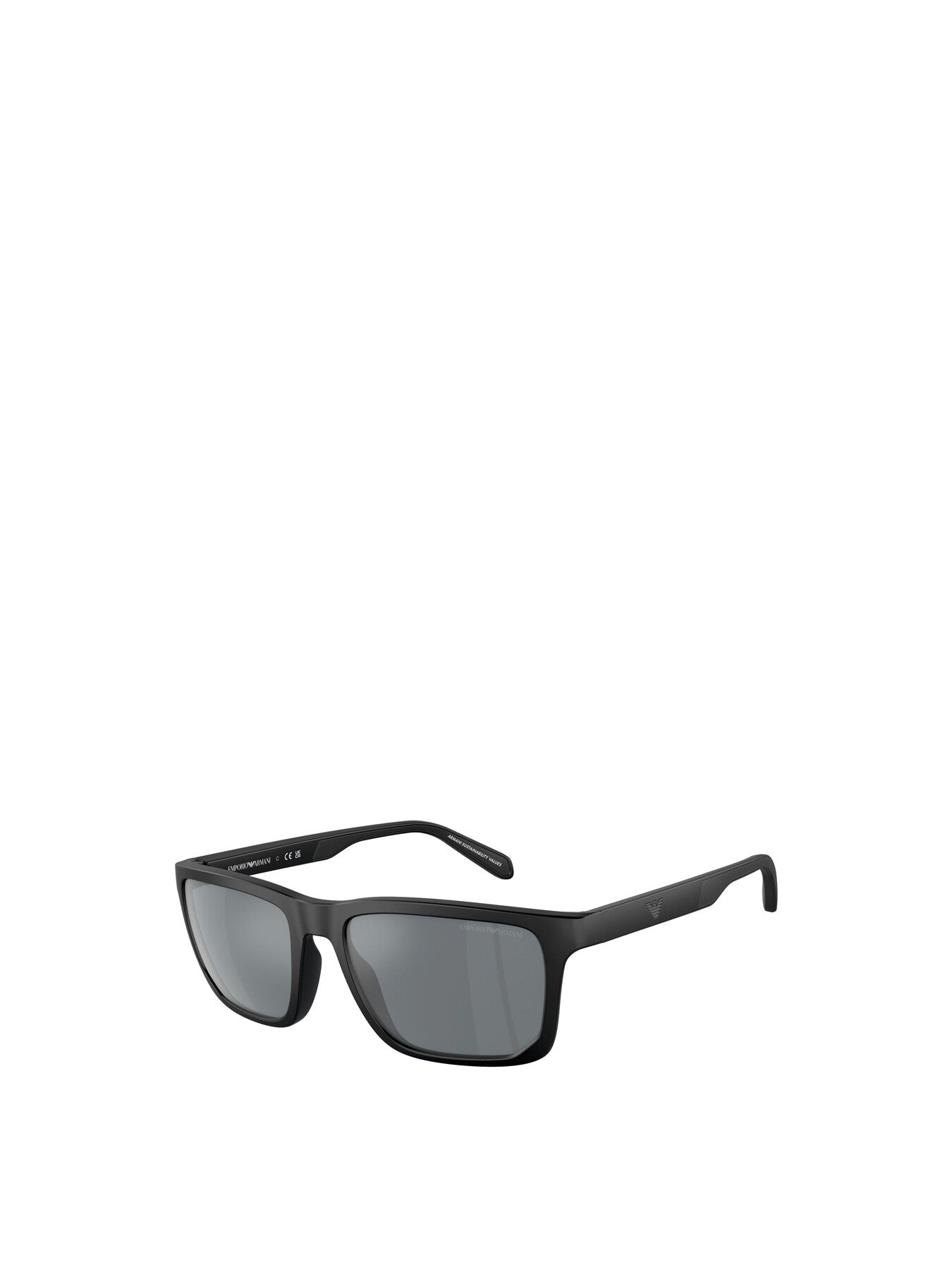 EA4219 Rectangular Injected Mens Sunglasses