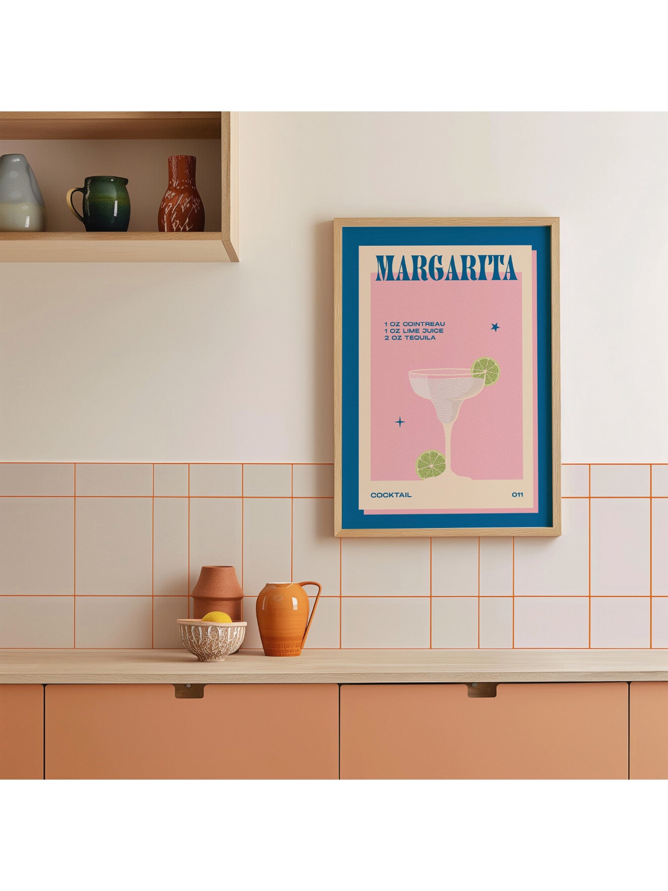 Margarita Blue A3 Print
