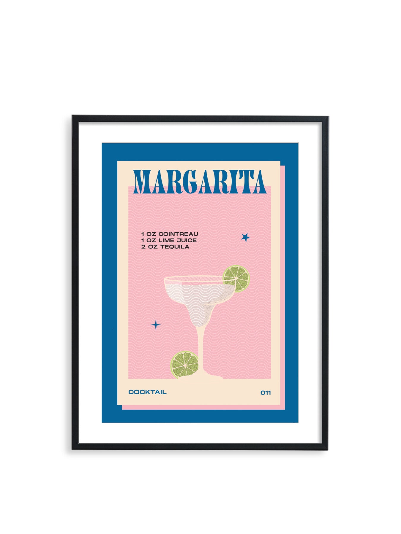 Margarita Blue A3 Print