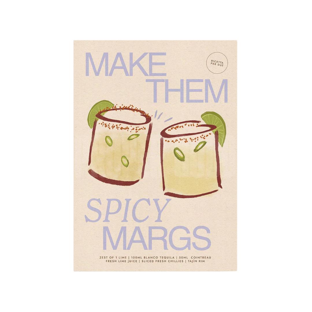 Spicy Margs A2 Print