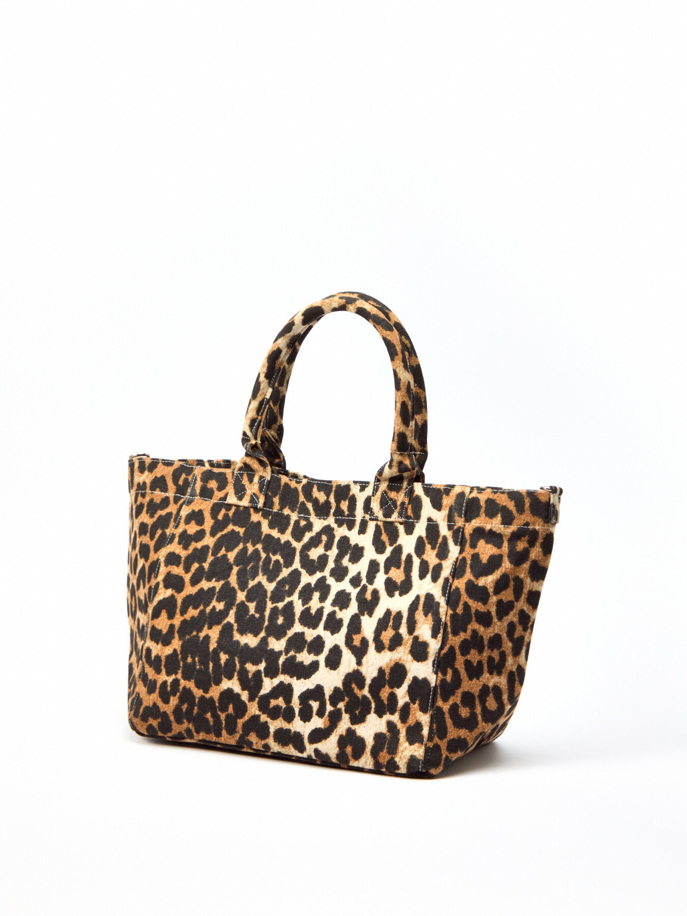 Small Easy Shopper Leopard Tote Bag