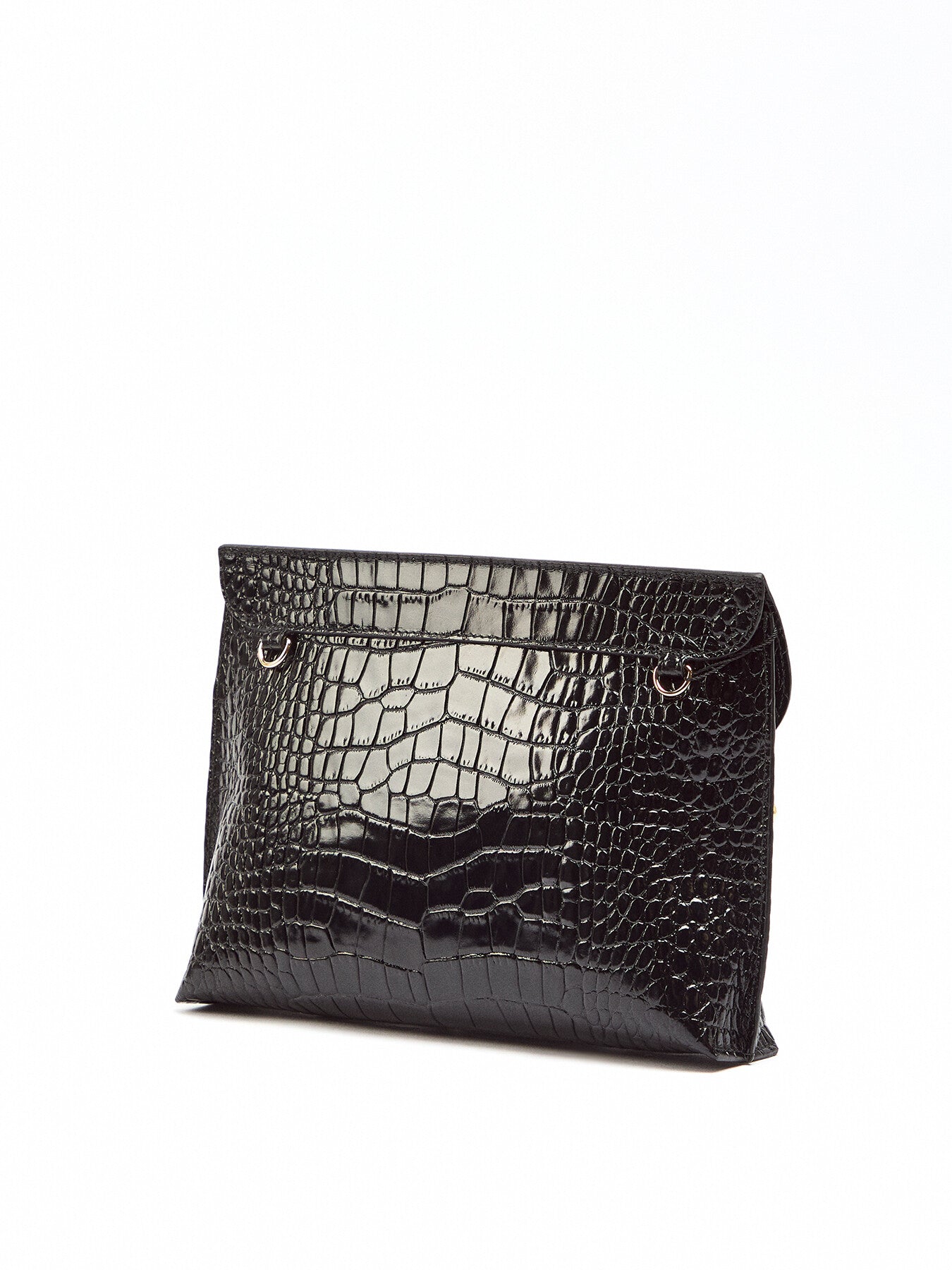 Stylist Leather Clutch Bag