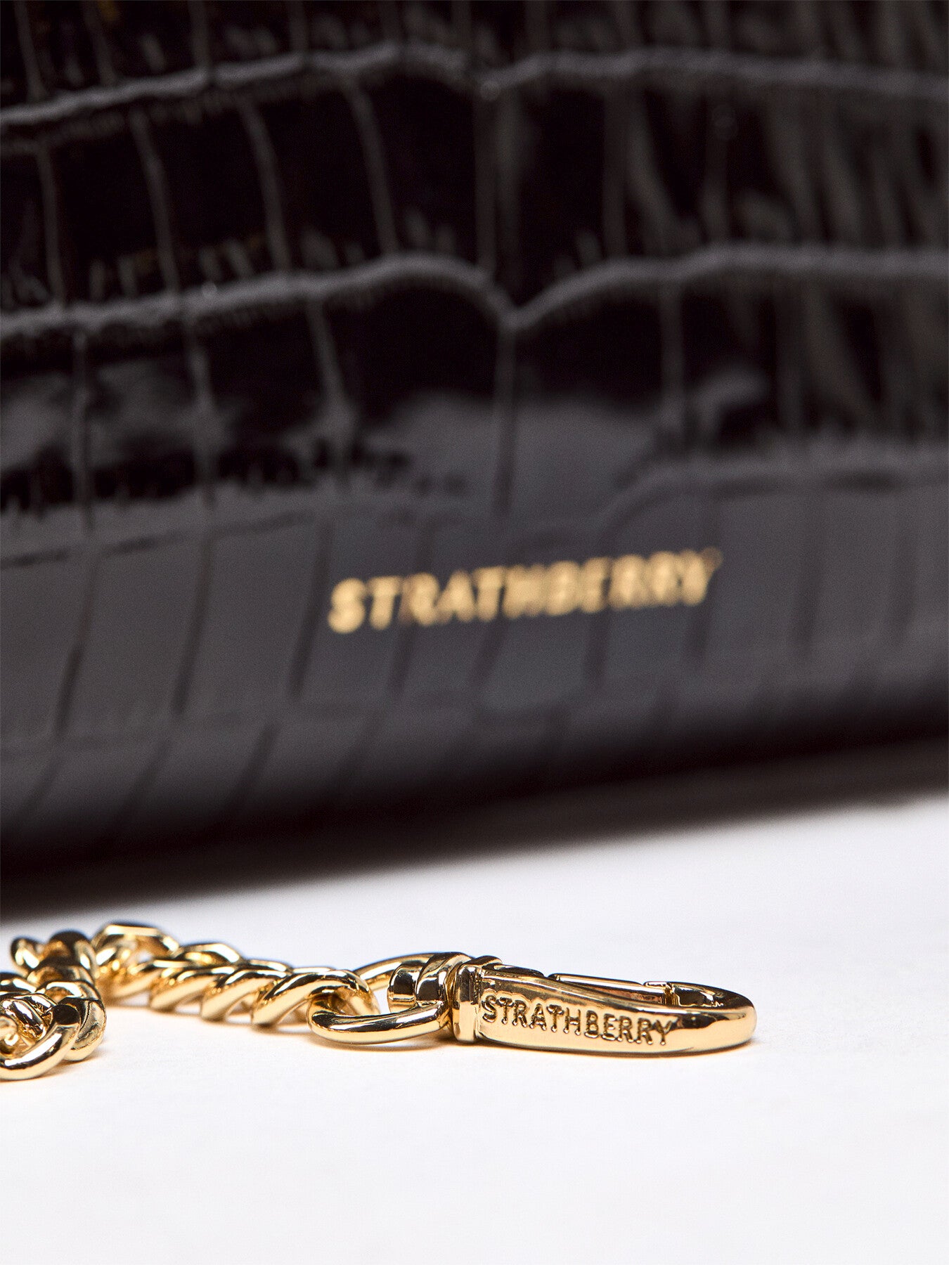 Stylist Leather Clutch Bag