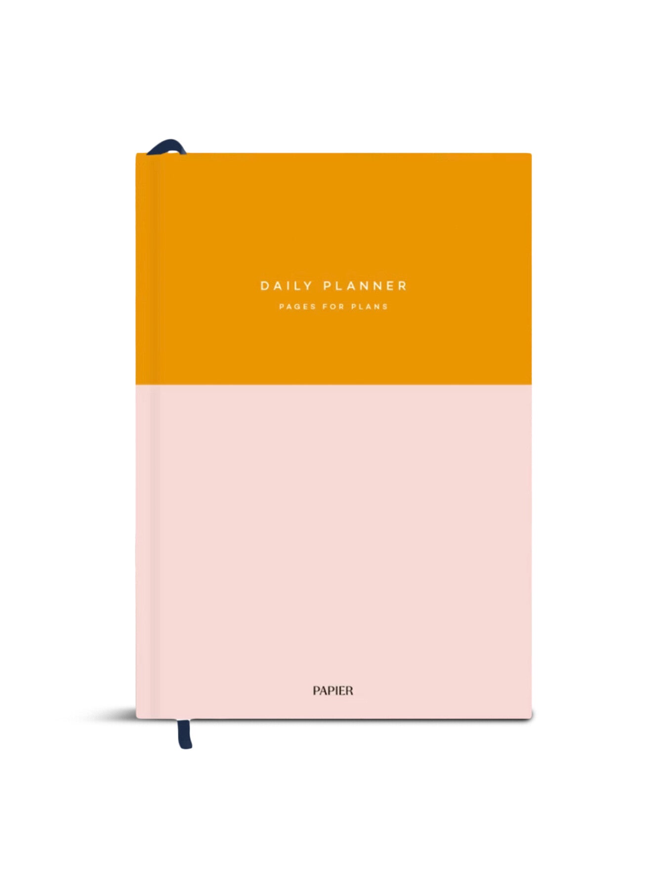 Colorblock Daily Planner Mustard