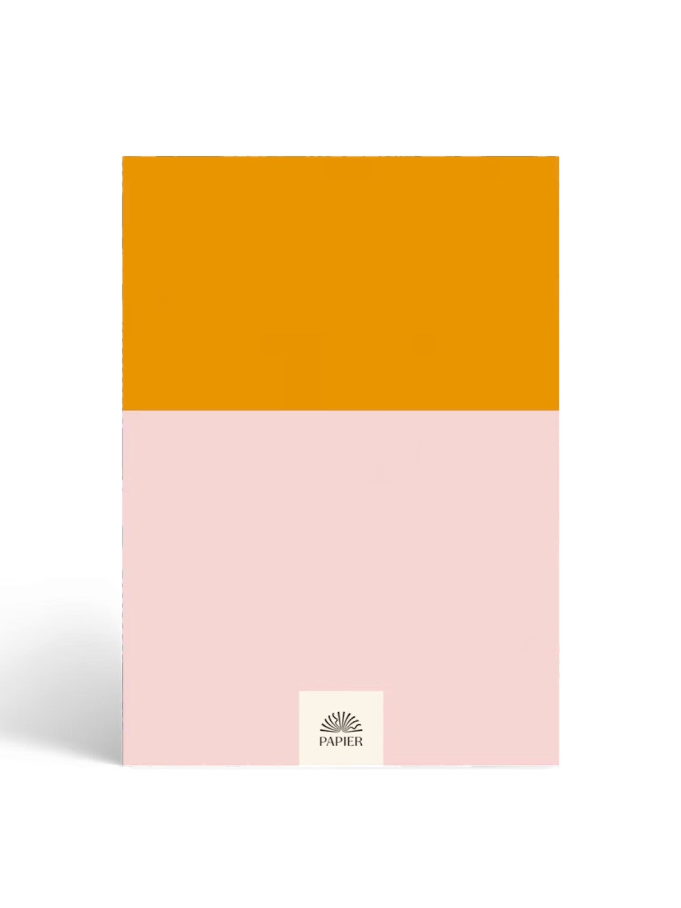 Colorblock Daily Planner Mustard