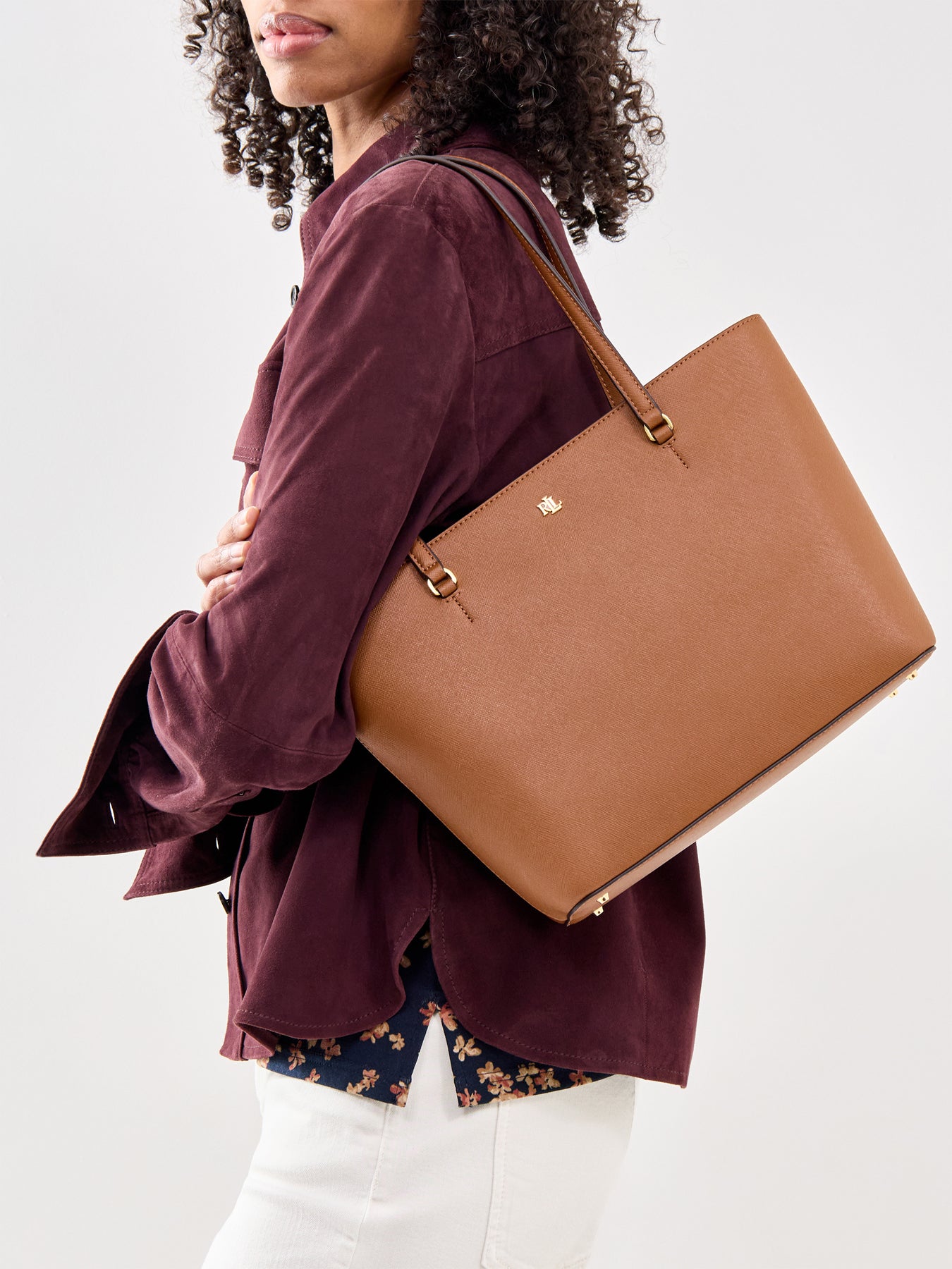 Karly Shopper Tote Medium LAUREN TAN