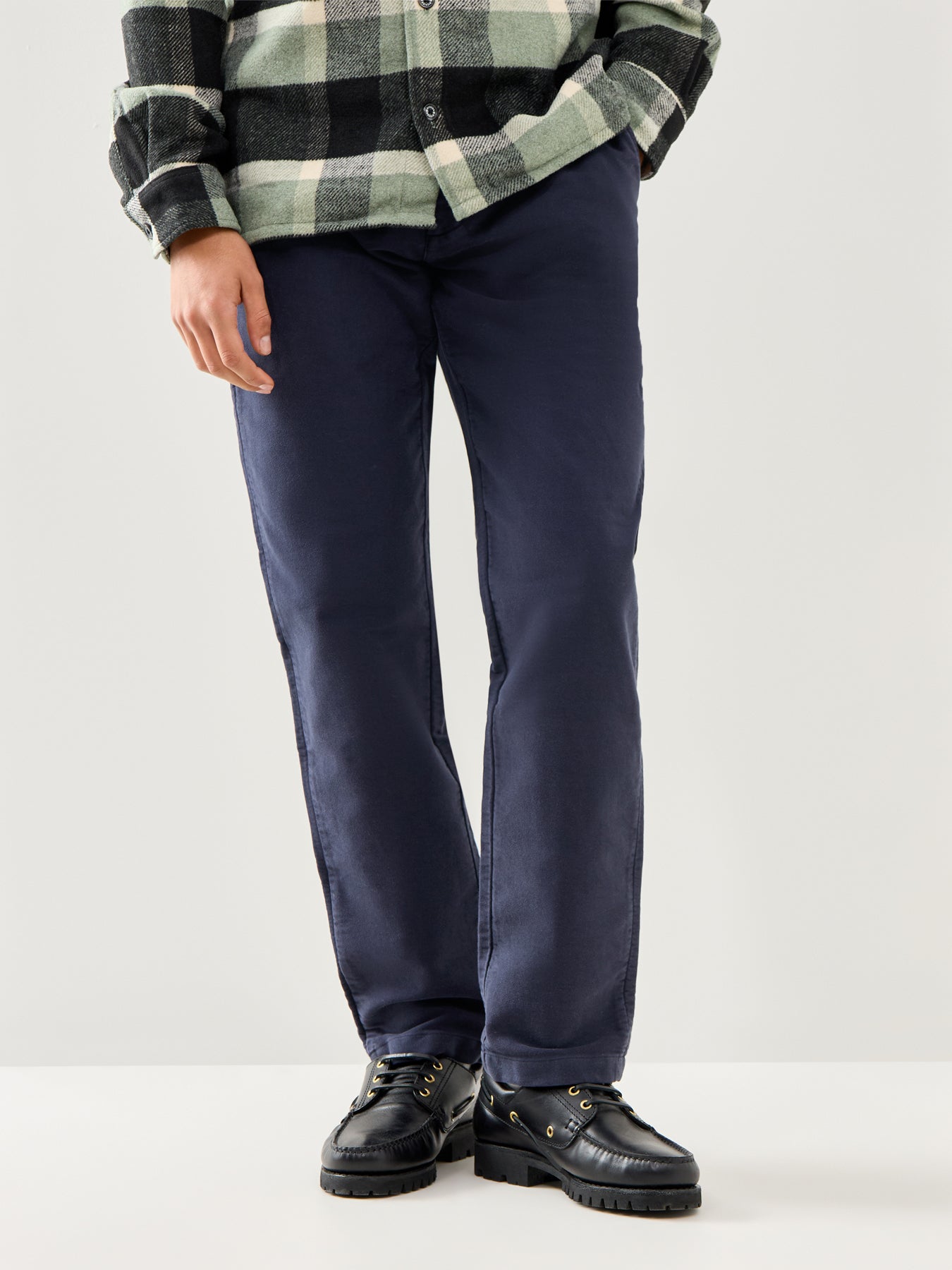 Moleskin Tailored Trouser Navy