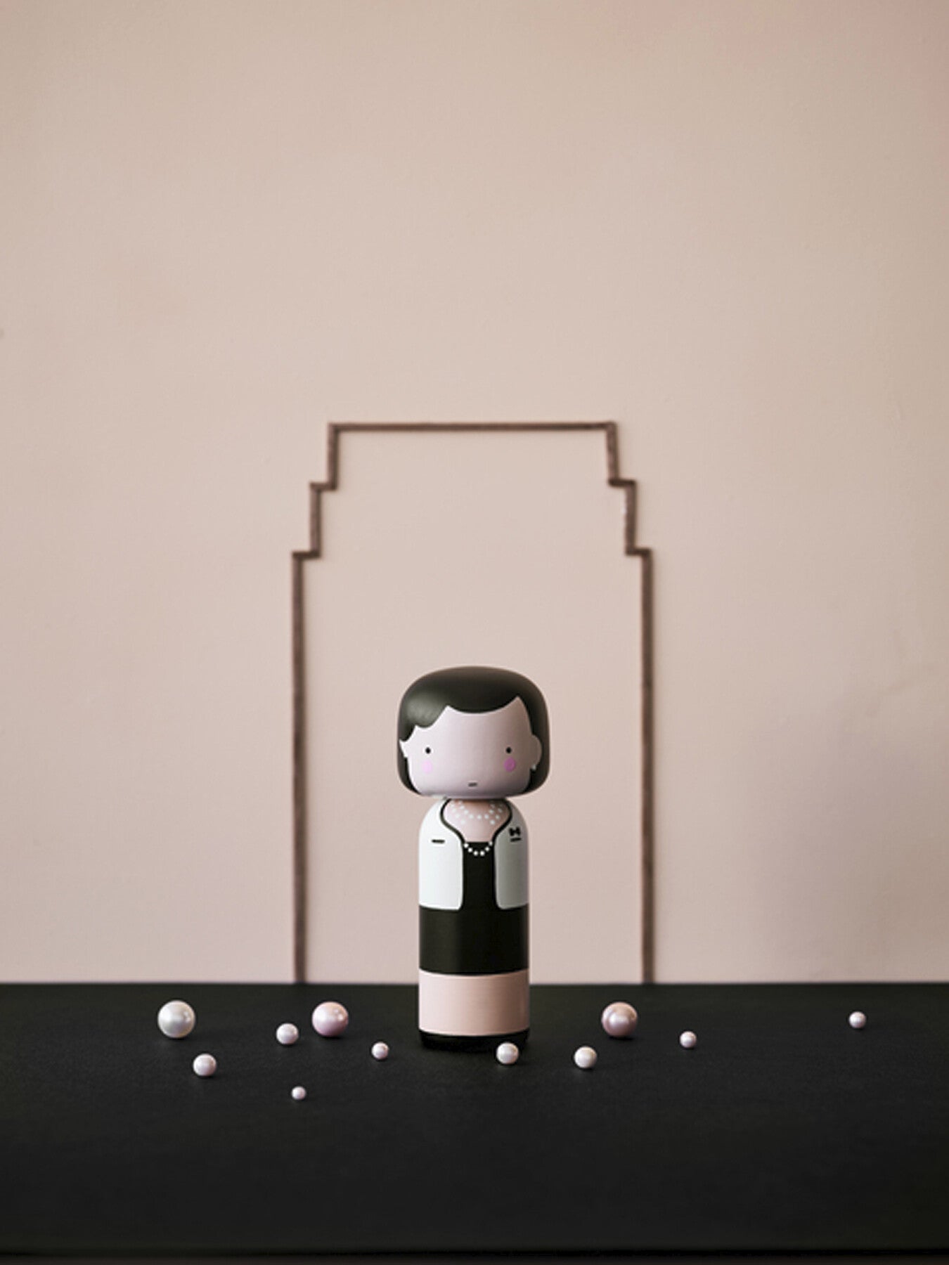 Coco Chanel Kokeshi Doll 14.5 cm