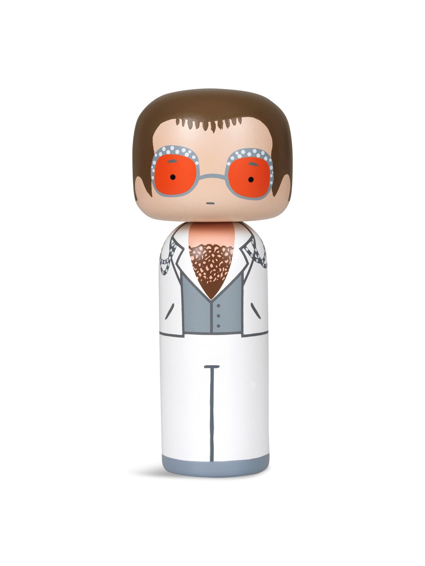 Elton John Kokeshi Doll 14.5 cm
