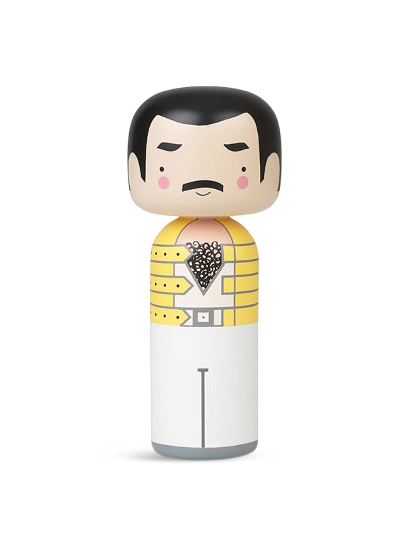 Freddie Mercury Kokeshi Doll 14.5 cm