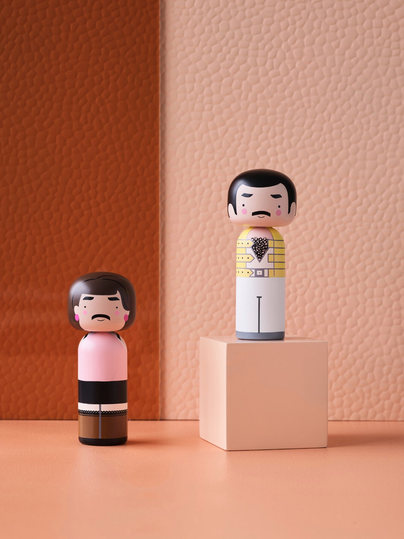 Freddie Mercury Kokeshi Doll 14.5 cm