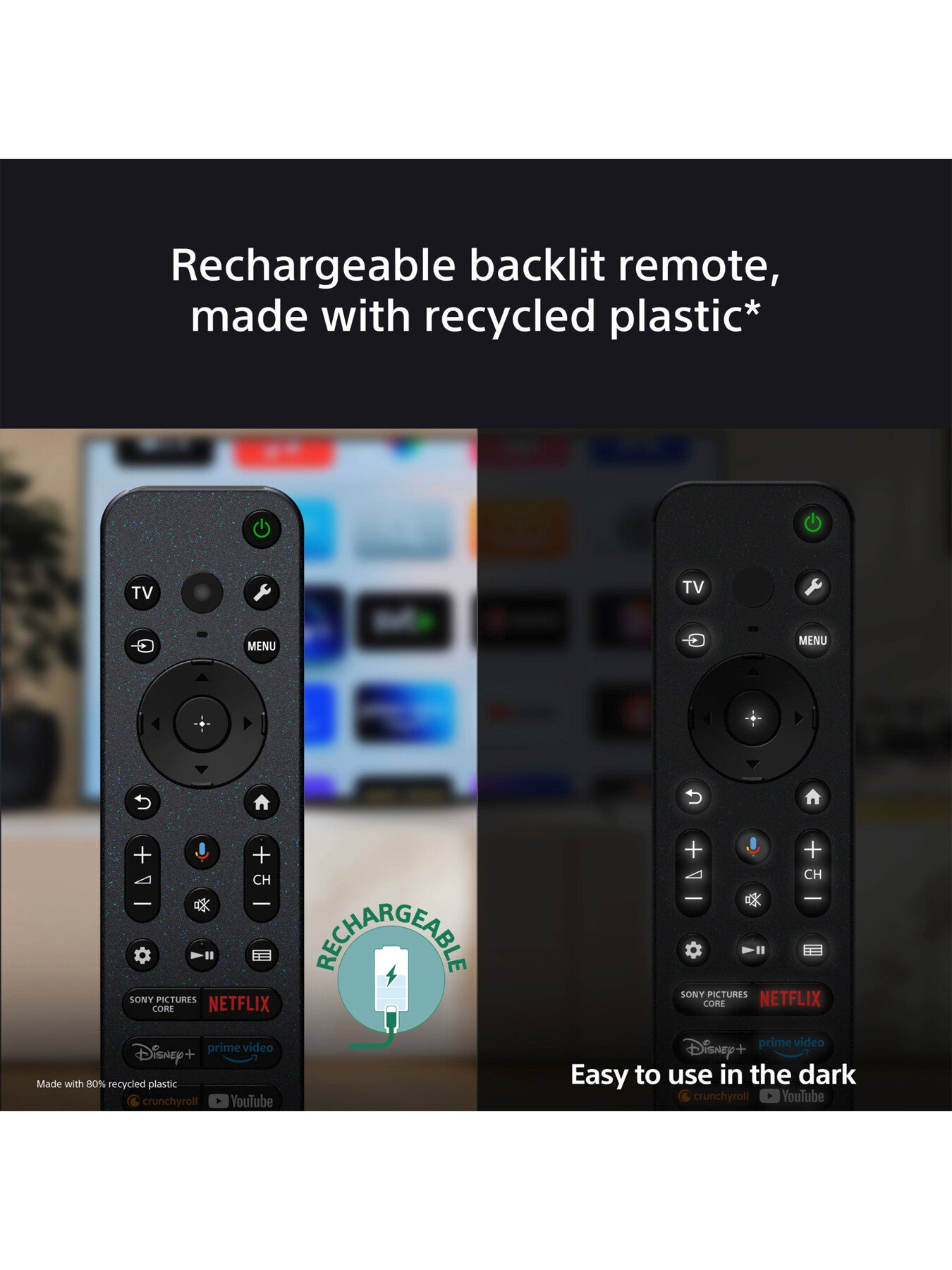 Bravia 8 K65XR80PU OLED 65 Inch 4k HDR Google Smart TV Acoustic Surface Audio Chromecast and Apple Airplay 2024