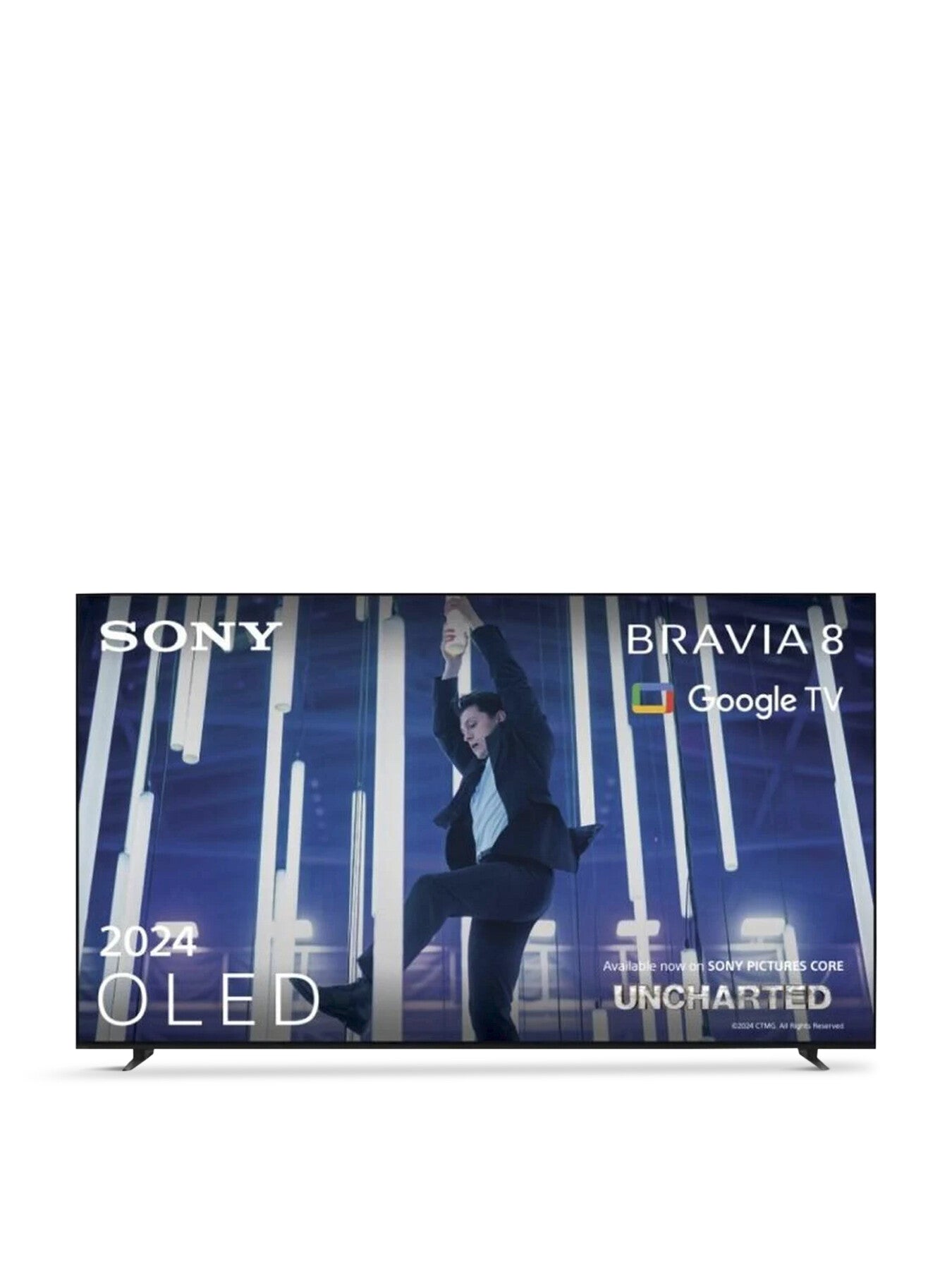 Bravia 8 K55XR80PU OLED 55 4k HDR Google Smart TV Acoustic Surface Audio Chromecast and Apple Airplay 2024