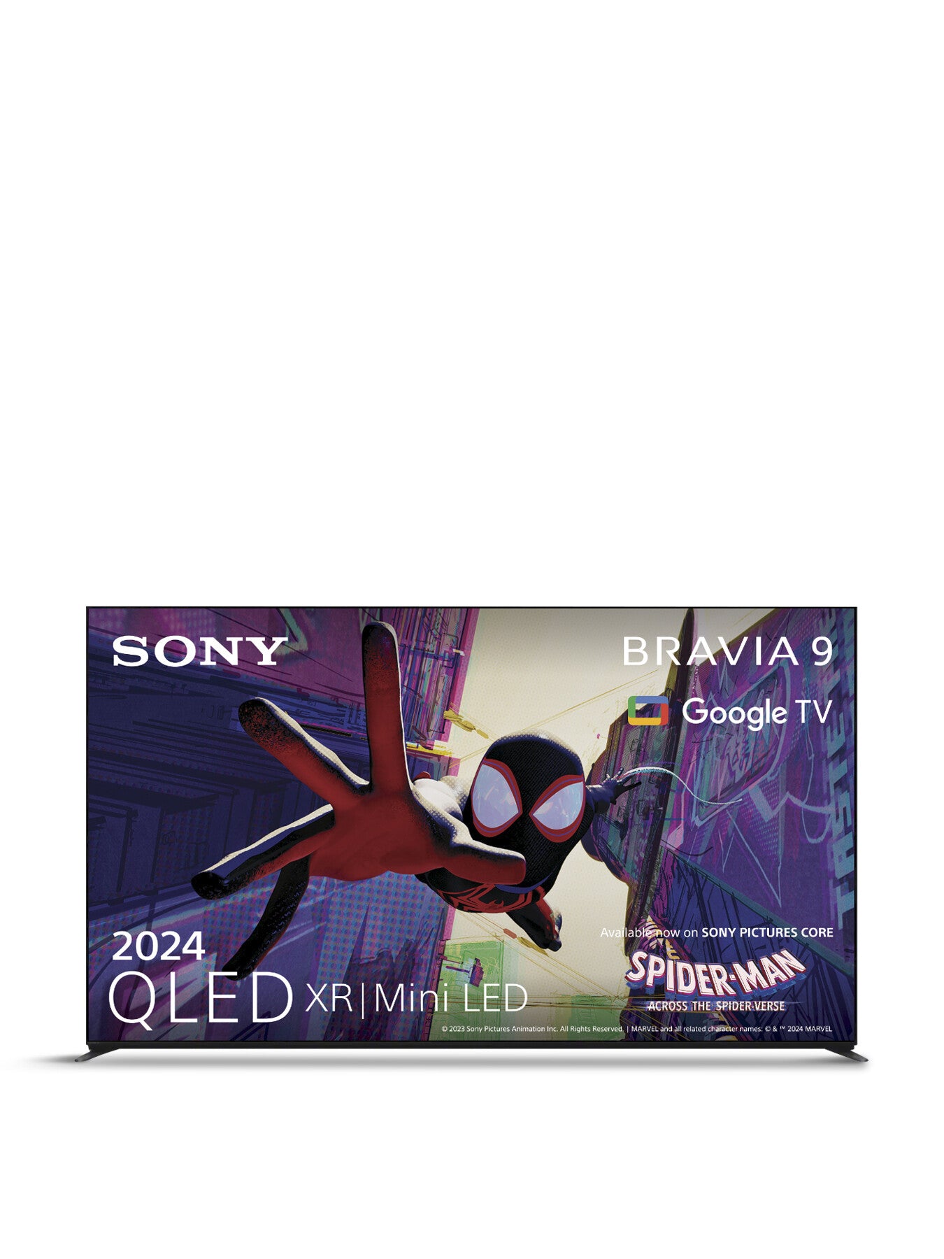 Bravia 9 K75XR90PU QLED 75Inch 4k HDR Google Smart TV Acoustic Surface Audio Chromecast and Apple Airplay 2024
