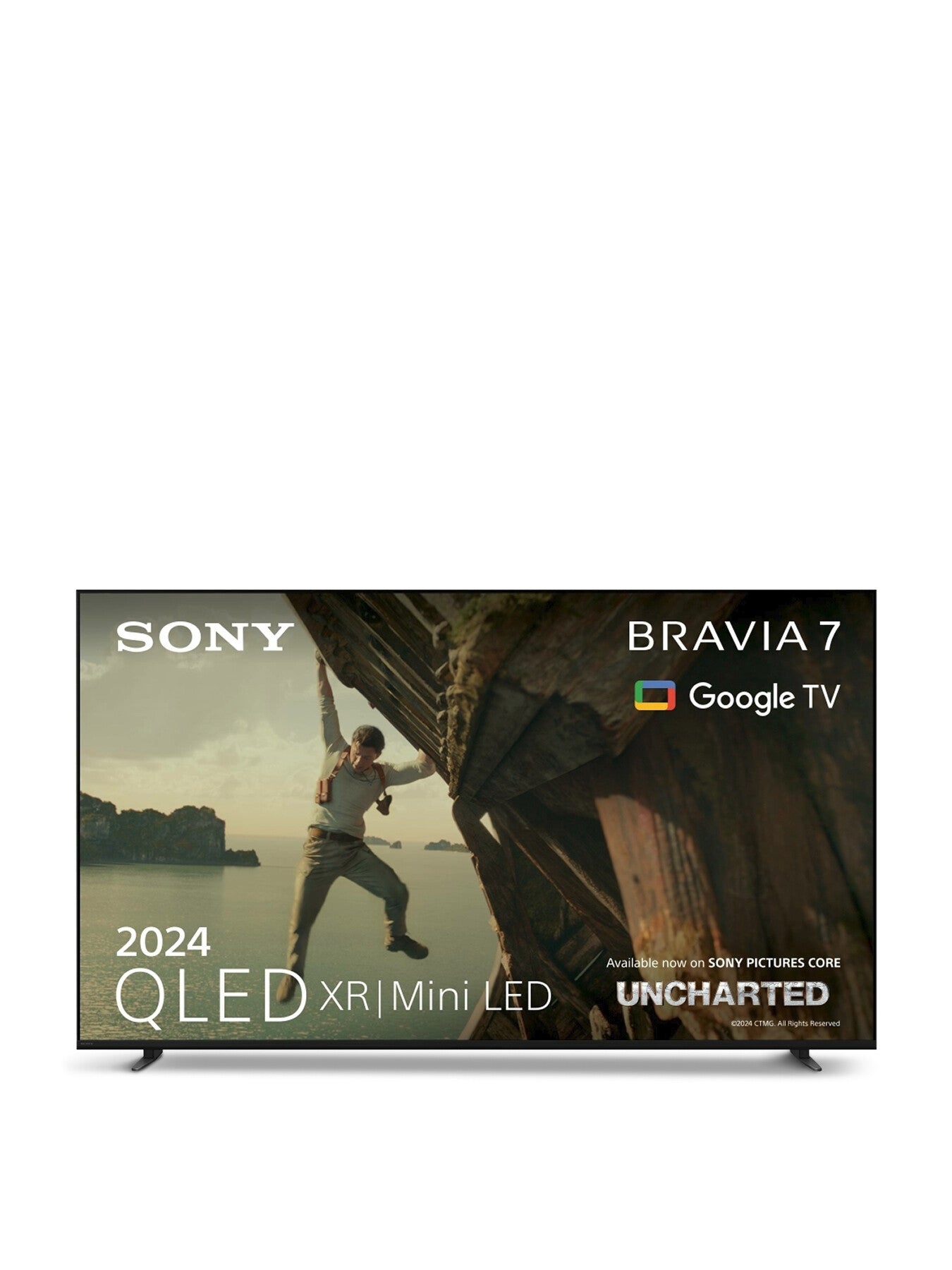 Bravia 7 K55XR70PU 55Inch 4k HDR Google Smart TV Acoustic Surface Audio Chromecast and Apple Airplay 2024