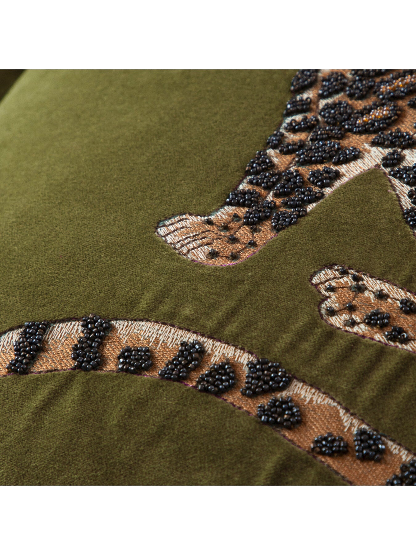 Waghoba Embroidered Feather Cushion