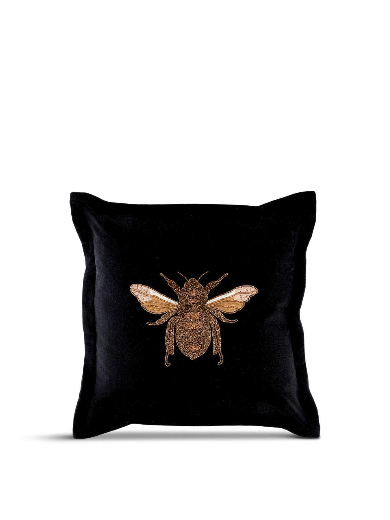 Layla Embroidered Feather Cushion