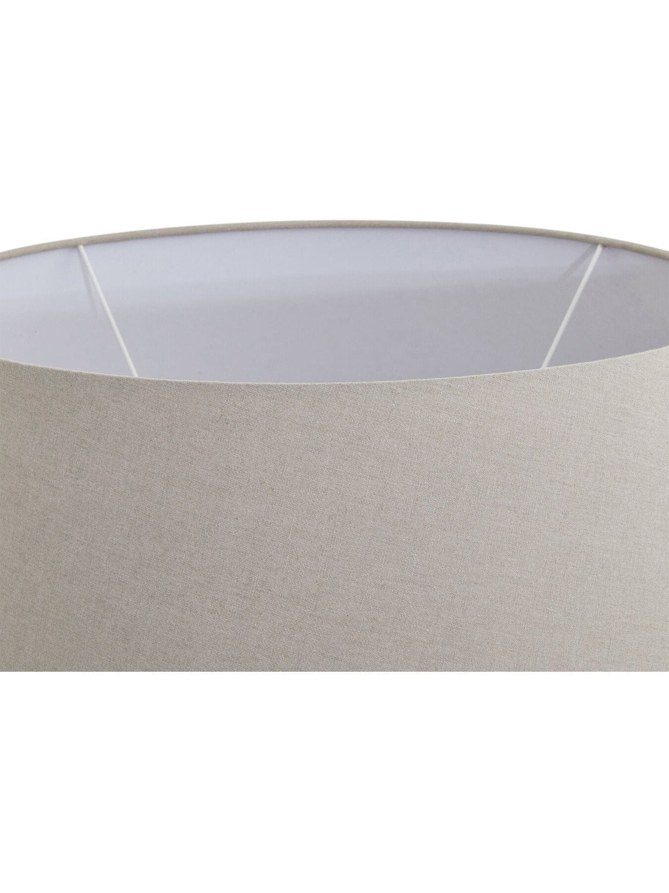 Darcy Antique Round Table Lamp with Linen Shade 60cm