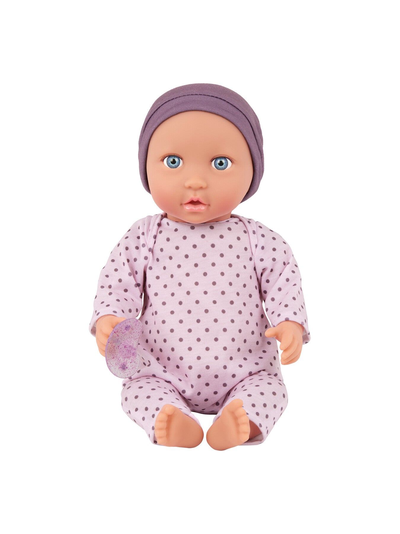Doll -Lilac Pyjamas with Dots Hat