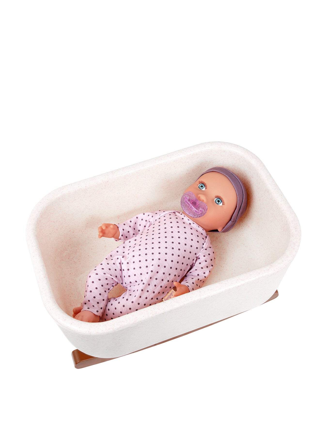 Doll -Lilac Pyjamas with Dots Hat