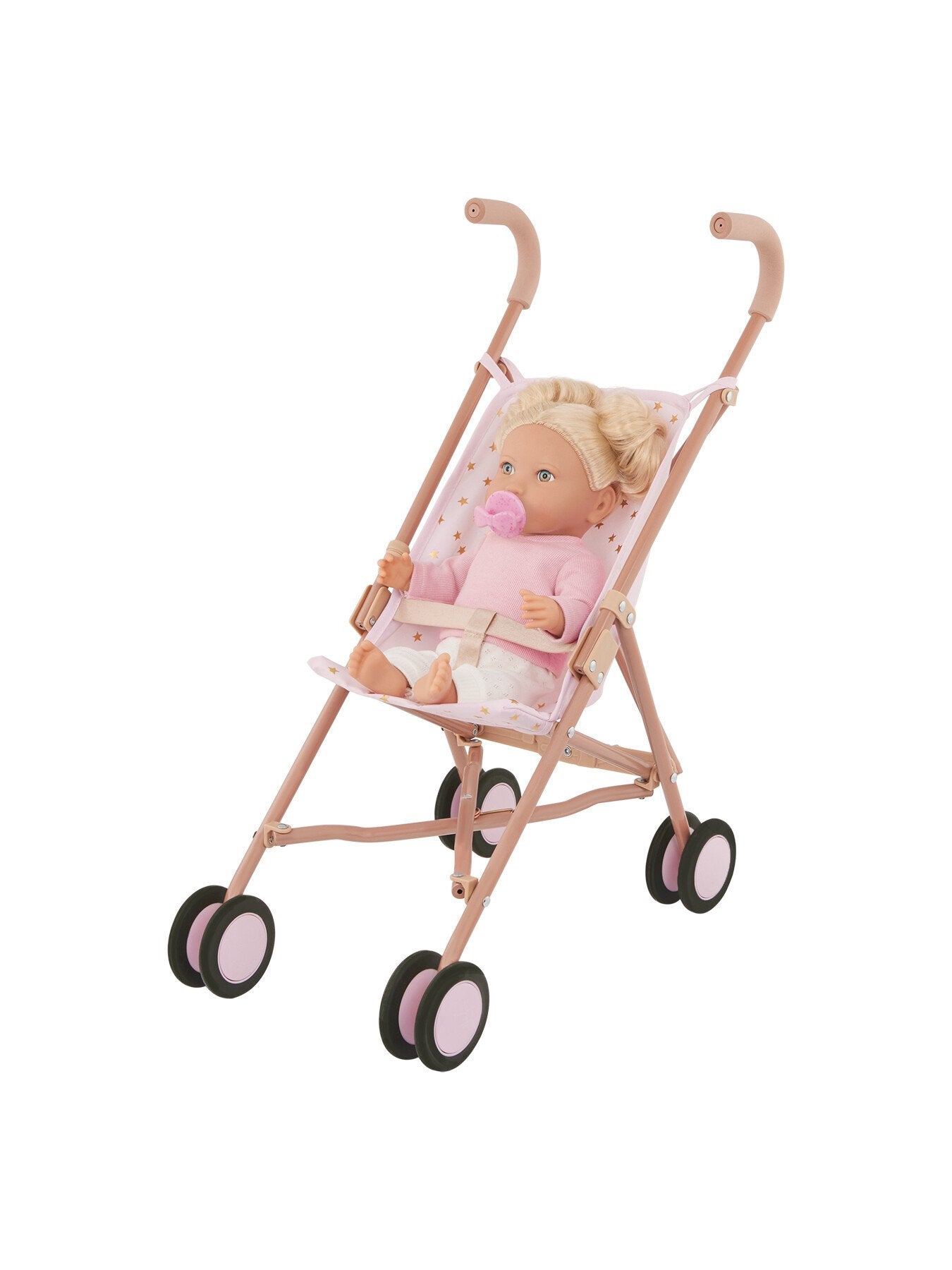 Doll w Hair Light Pink Top