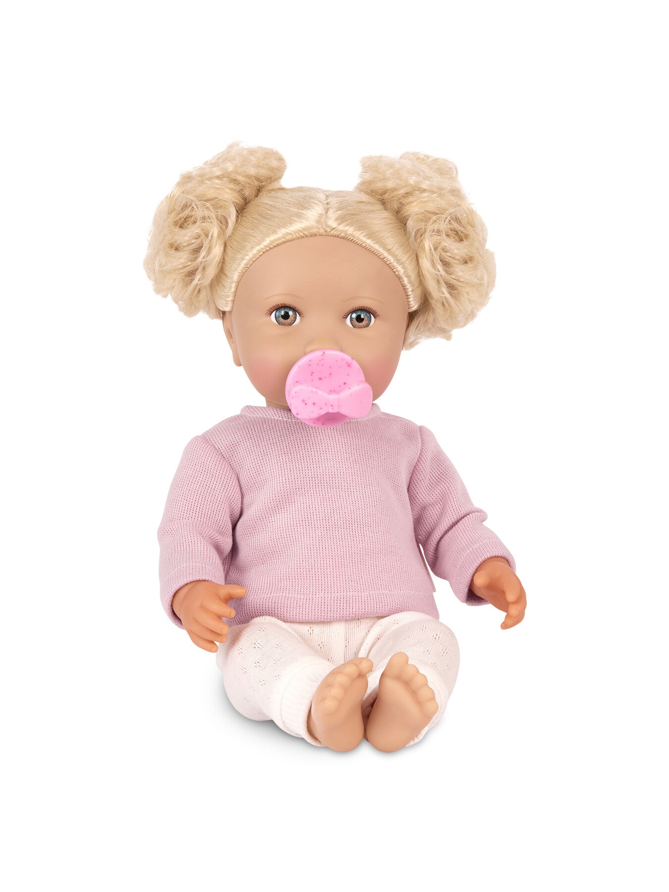 Doll w Hair Light Pink Top