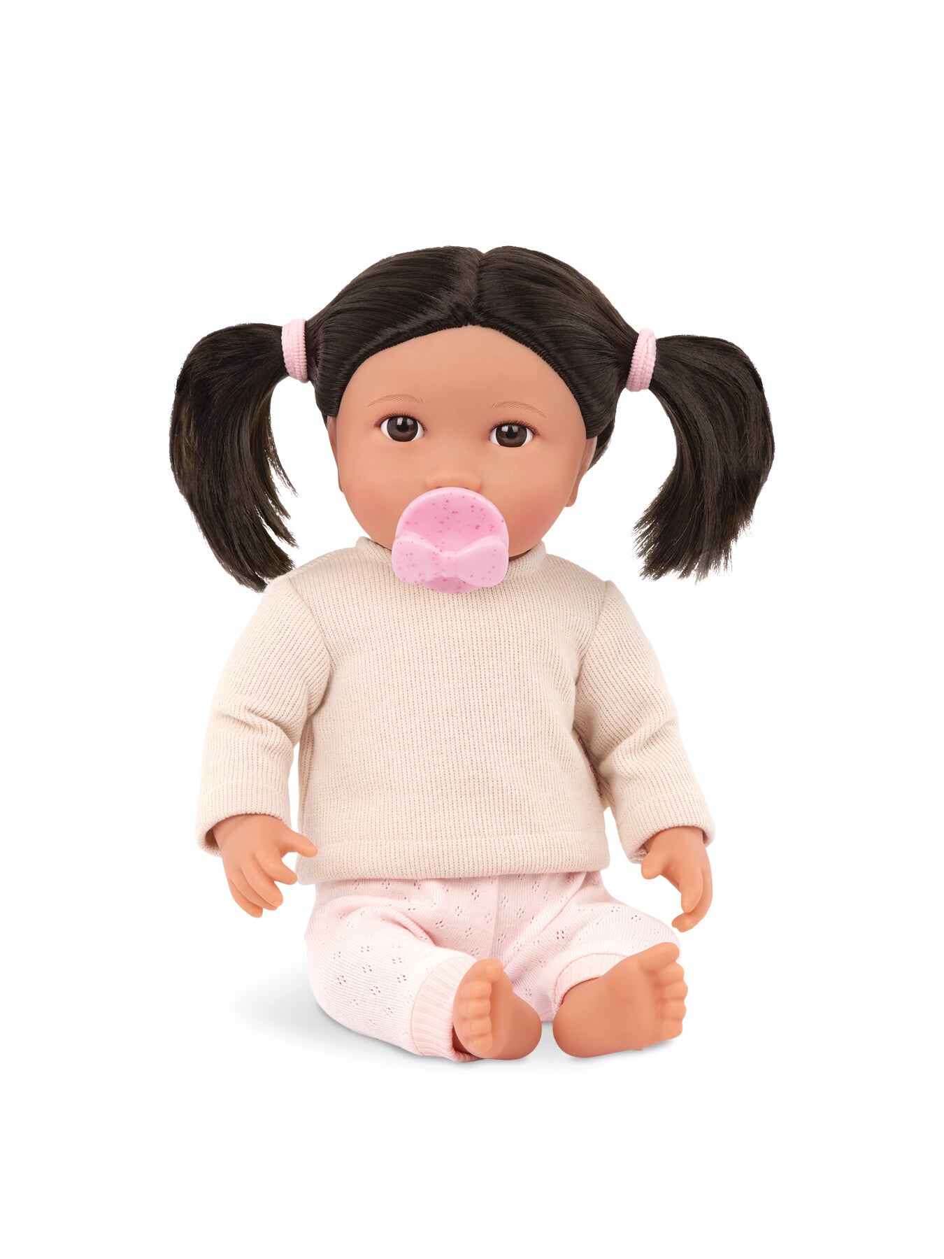 Doll with Hair Ivory Top