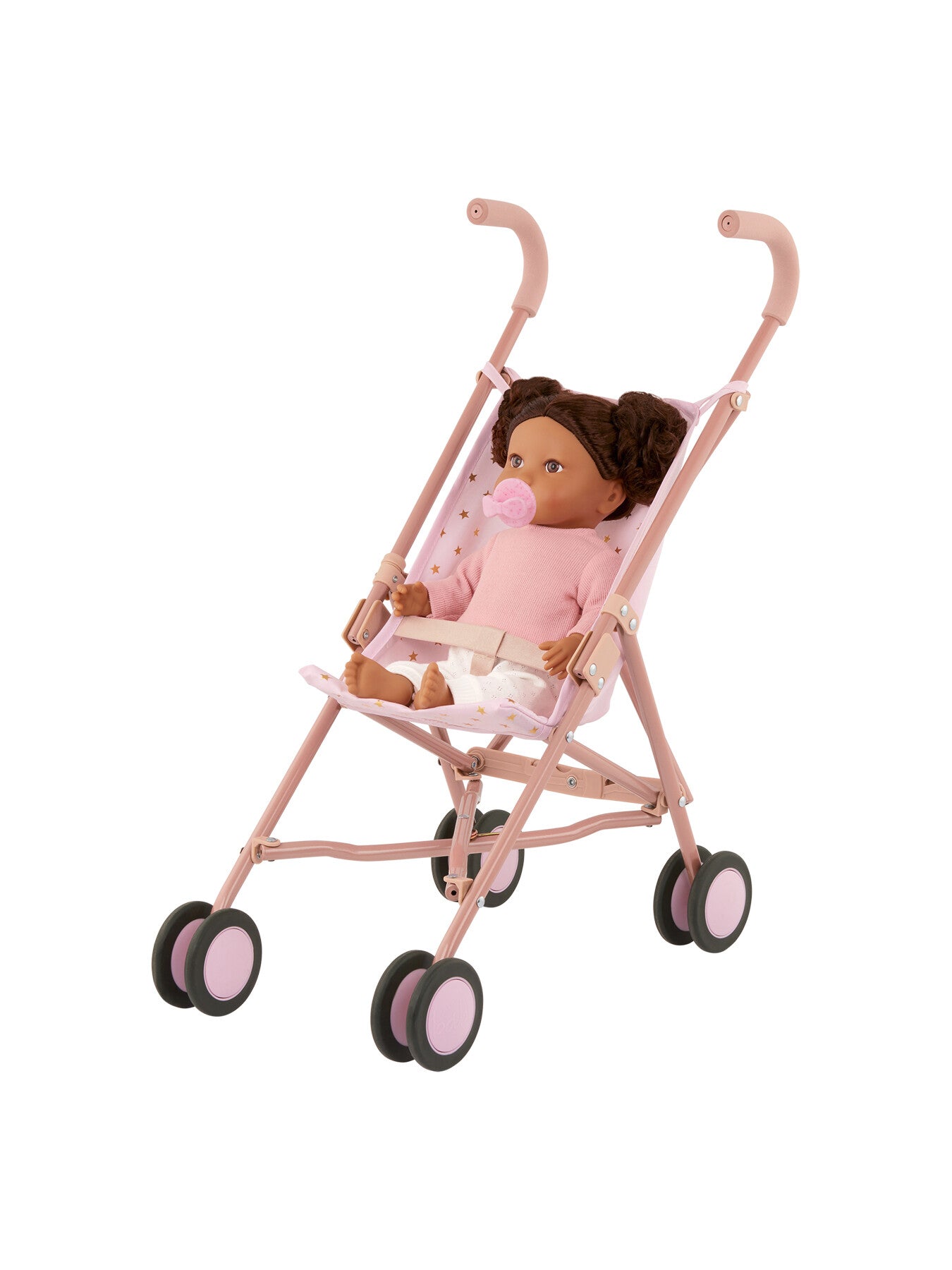 Doll with Hair Pink Top