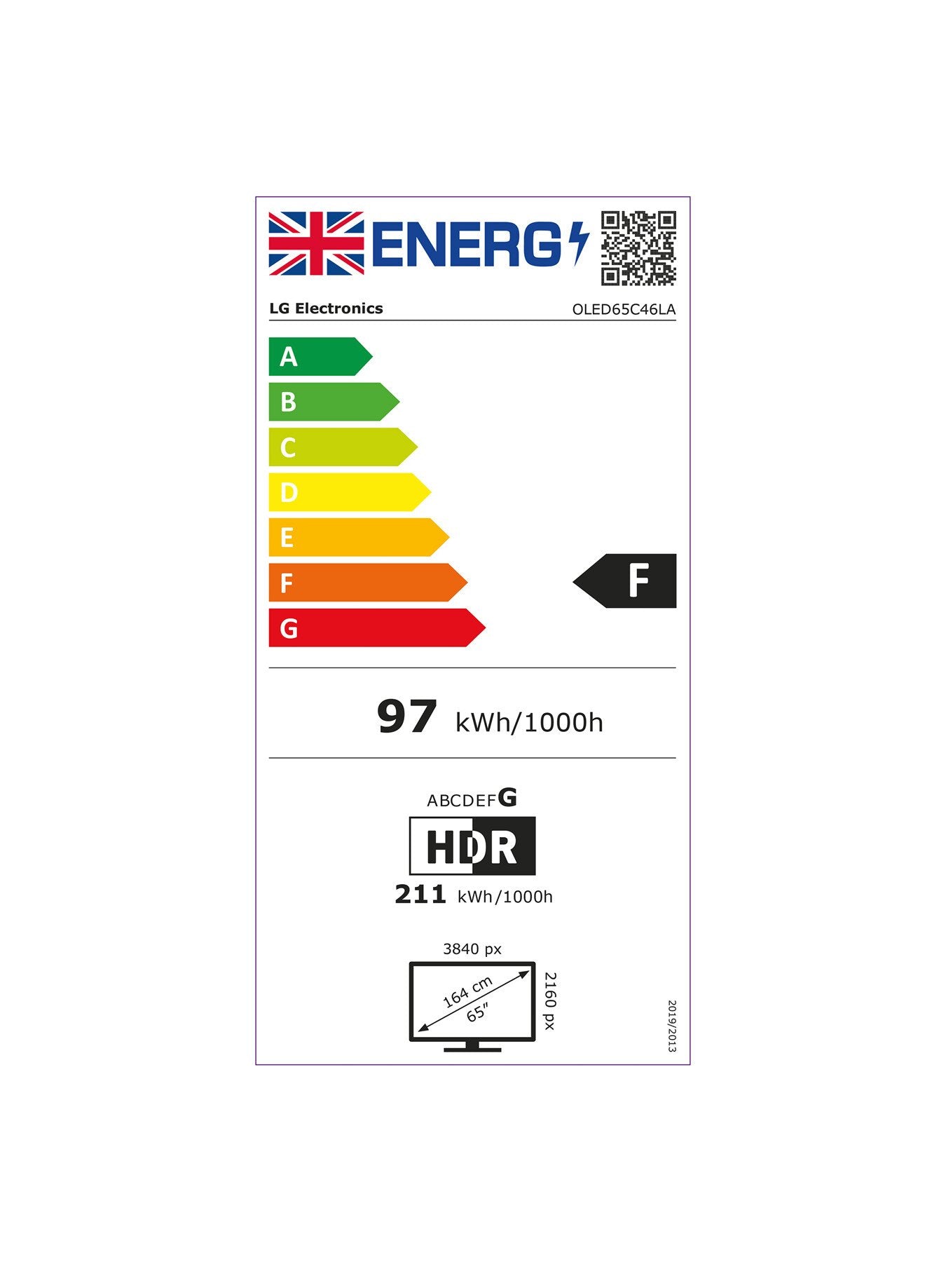 OLED Evo C46 65 inch 4K Ultra HD Smart TV 2024
