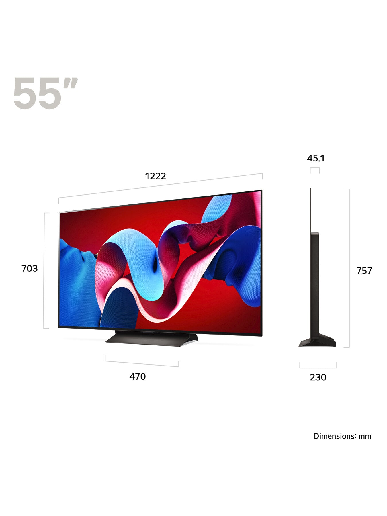 OLED Evo C46 55 inch 4K Ultra HD Smart TV 2024