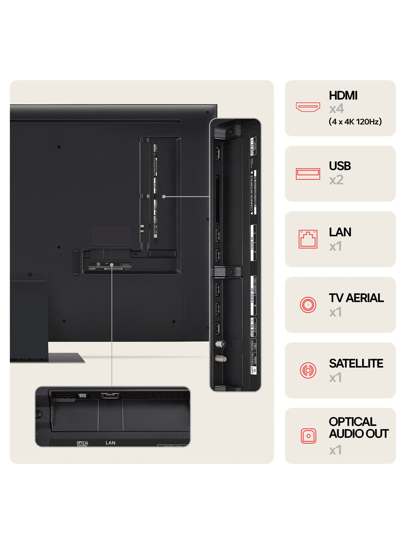 QNED87 50 Inch 4K Ultra HD Smart TV 2024
