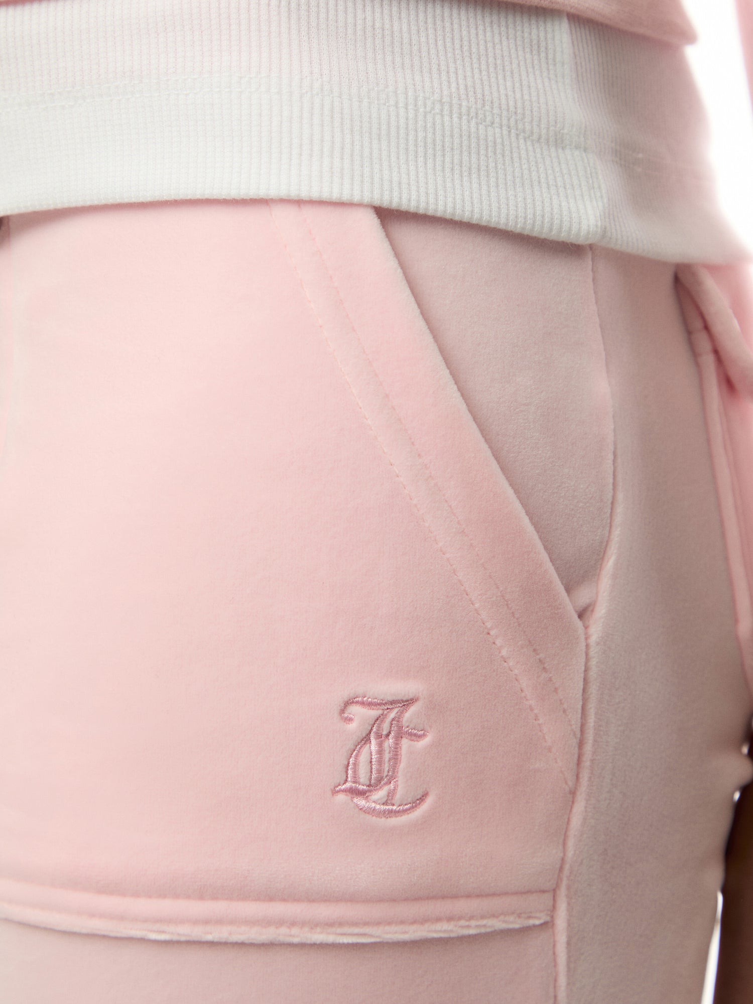 Classic Velour Mid Rise Pocketed Trackpant