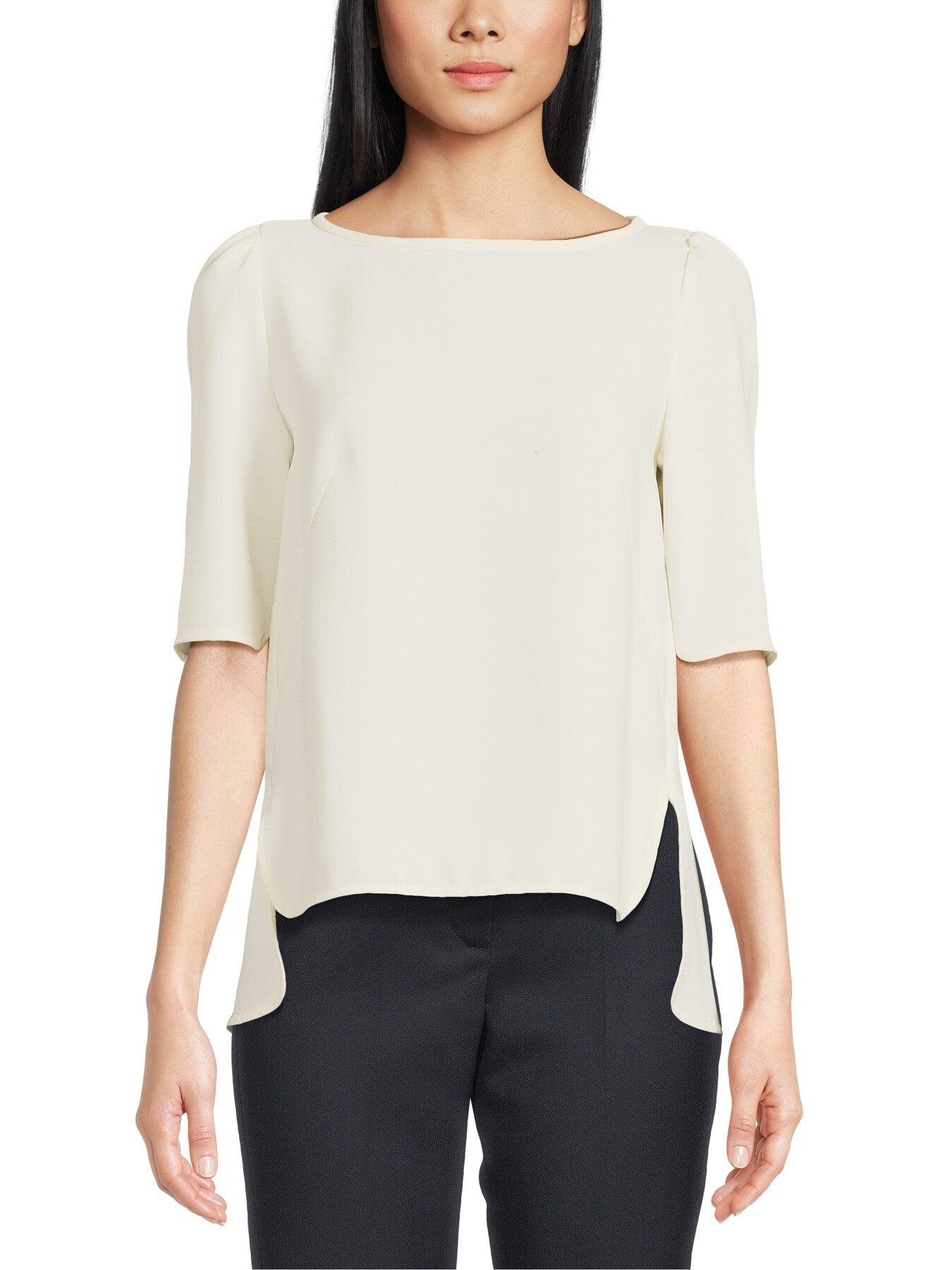 Vanessa Crew Neck Top with Short Sleeve