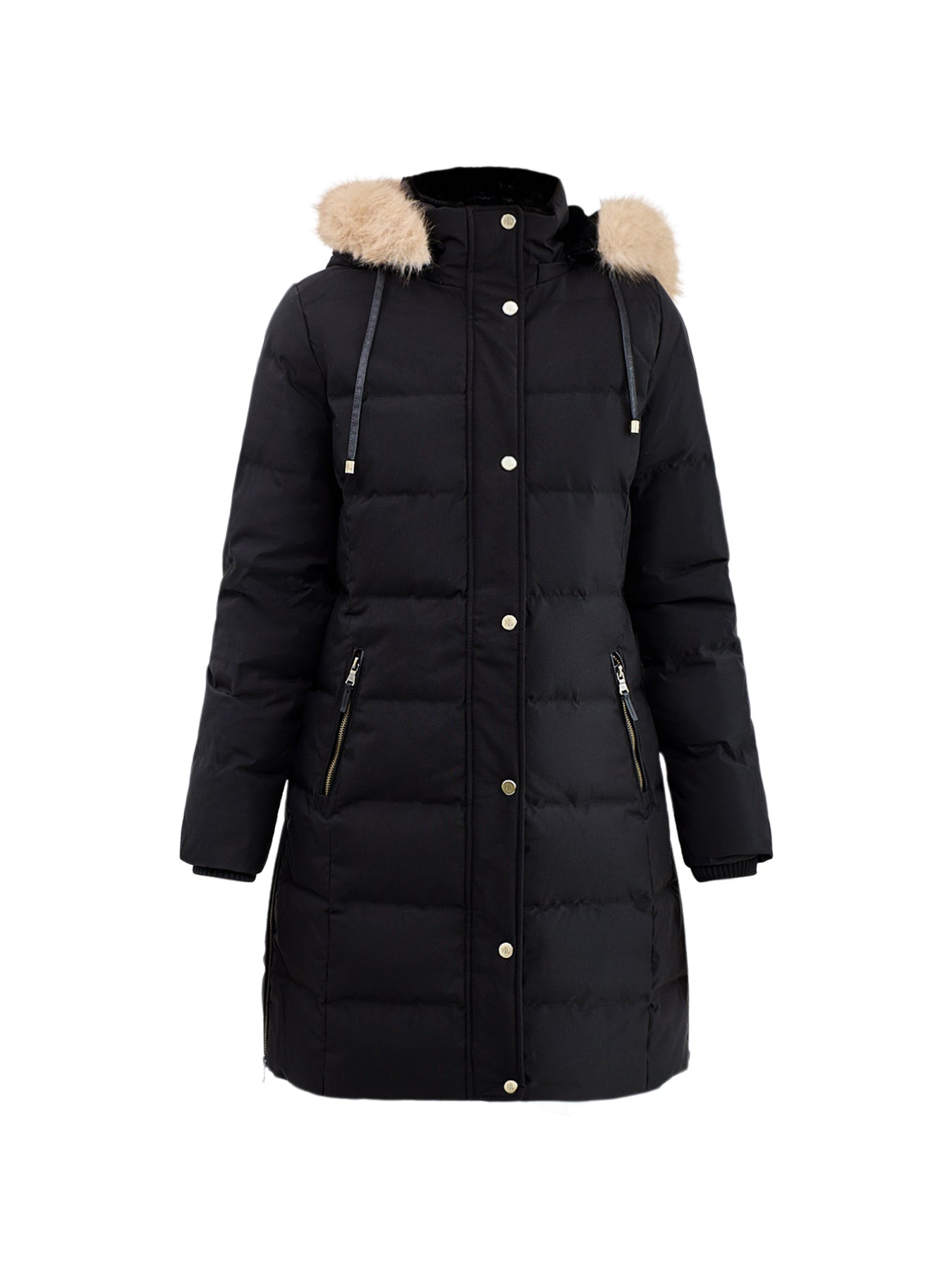 Insulated Puffer Coat Black