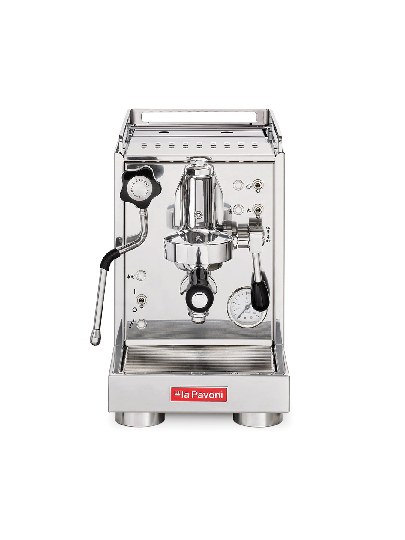 Lpsmcs01Uk La Pavoni Semi Professional Coffee Machine Cellini Mini Stainless Steel