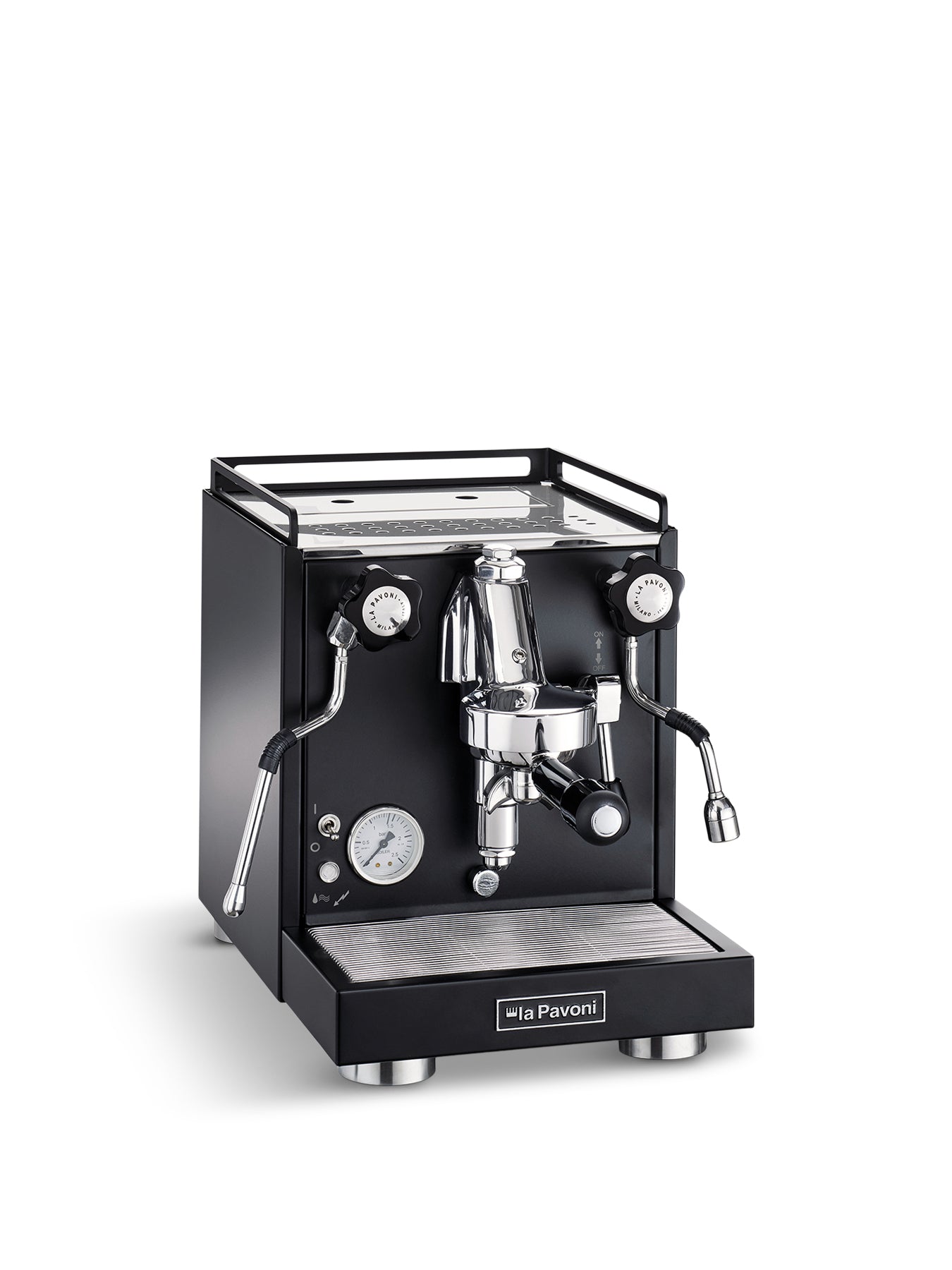 Lpsccb01Uk La Pavoni Semi-Professional Coffee Machine Cellini Classic Matte Black