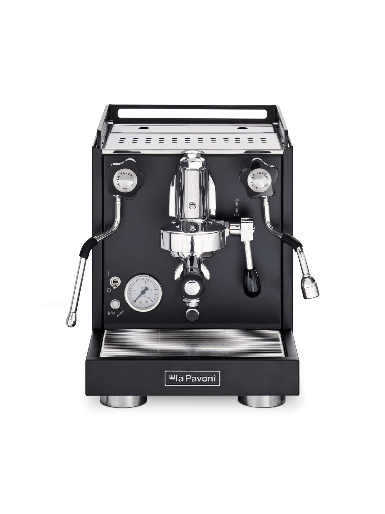 Lpsccb01Uk La Pavoni Semi-Professional Coffee Machine Cellini Classic Matte Black