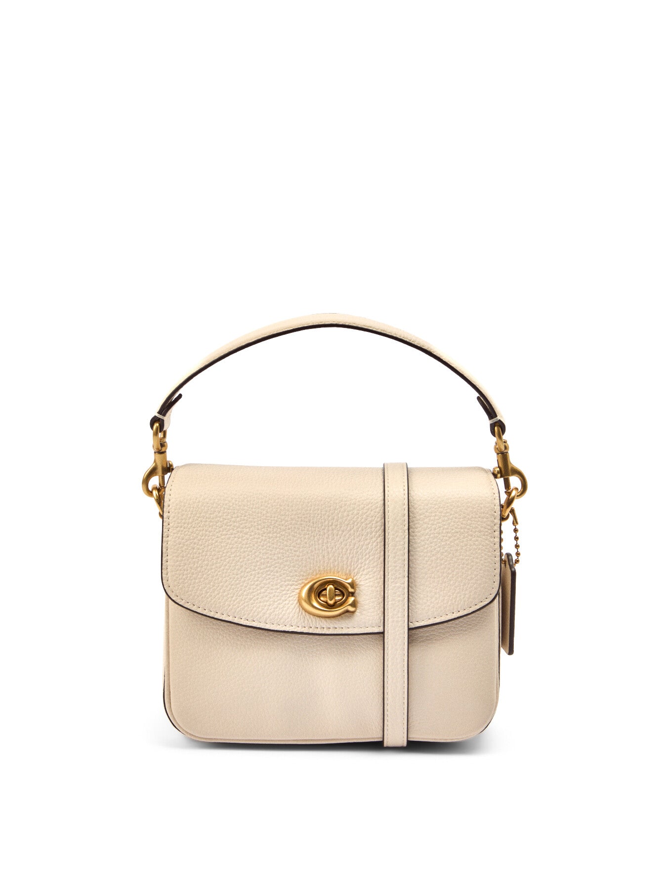 Cassie 19 Leather Crossbody Bag Chalk