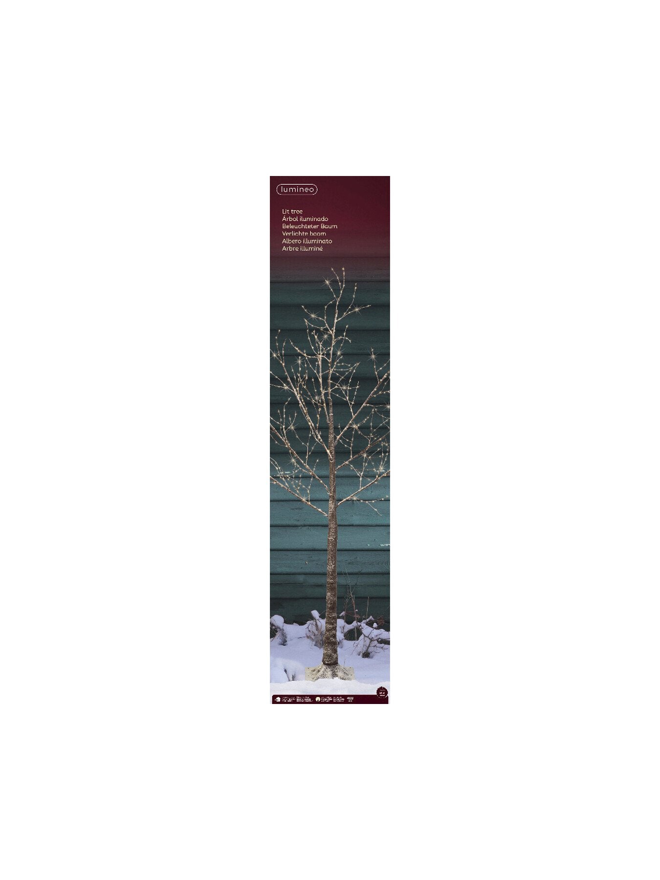 Micro Led Tree Branch Steady Outdoor Christmas Decoration