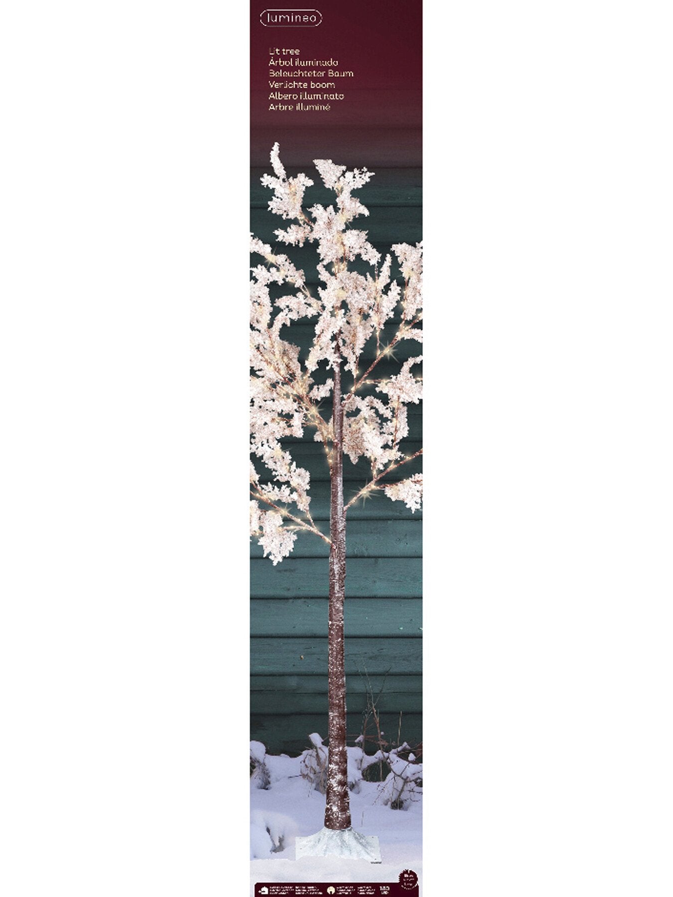 Micro Led Tree Gb White Flower Steady Outdoor 180cm