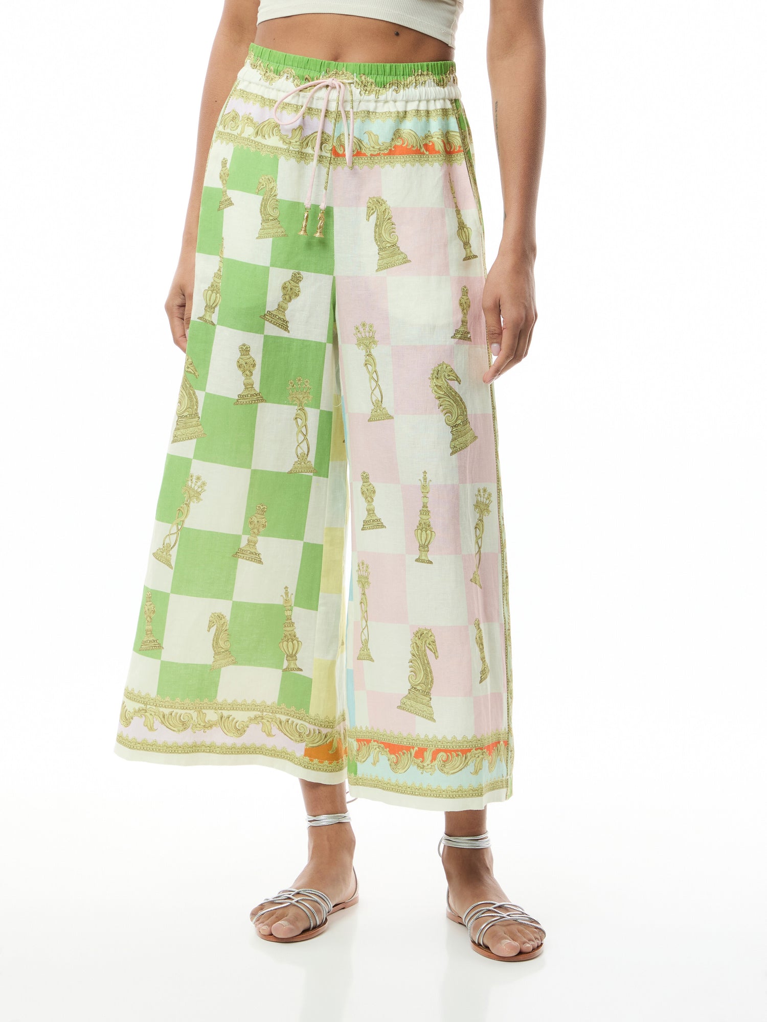 Checkmate Linen Trousers